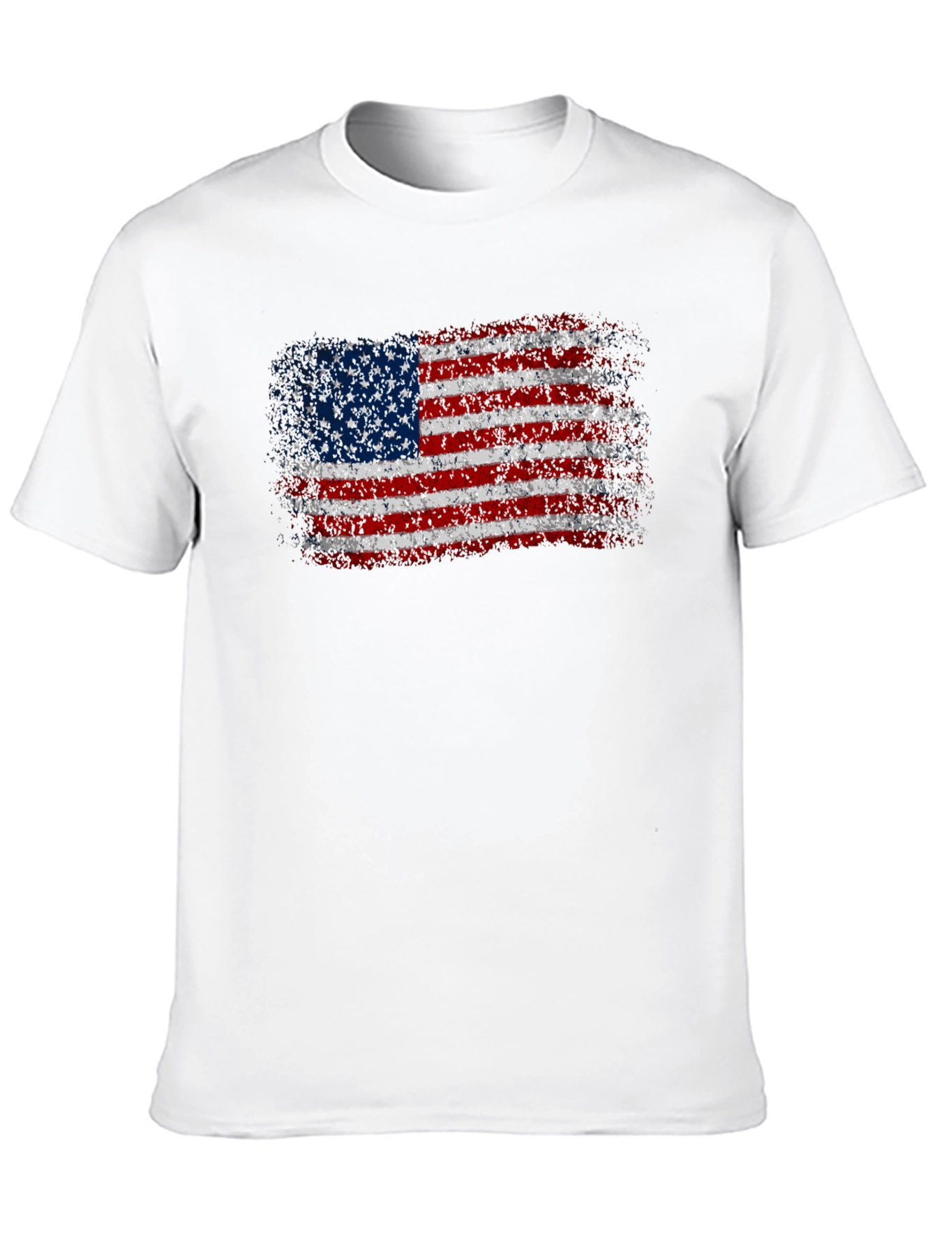 American Flag Grunge T-Shirt - Patriotic Pride