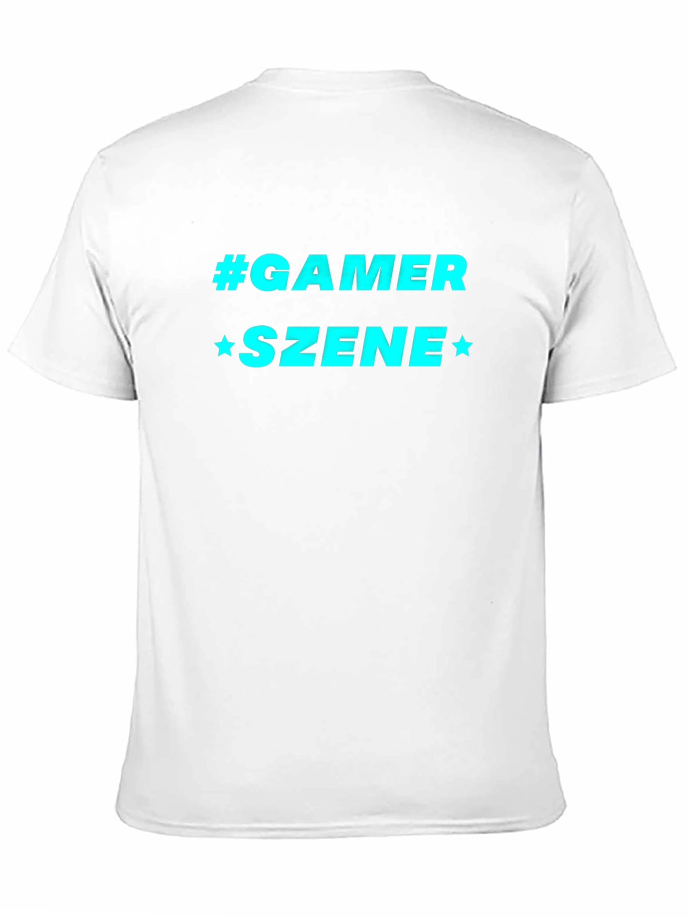 Gamer Szene Graphic Tee - Black Cotton Blend T-Shirt