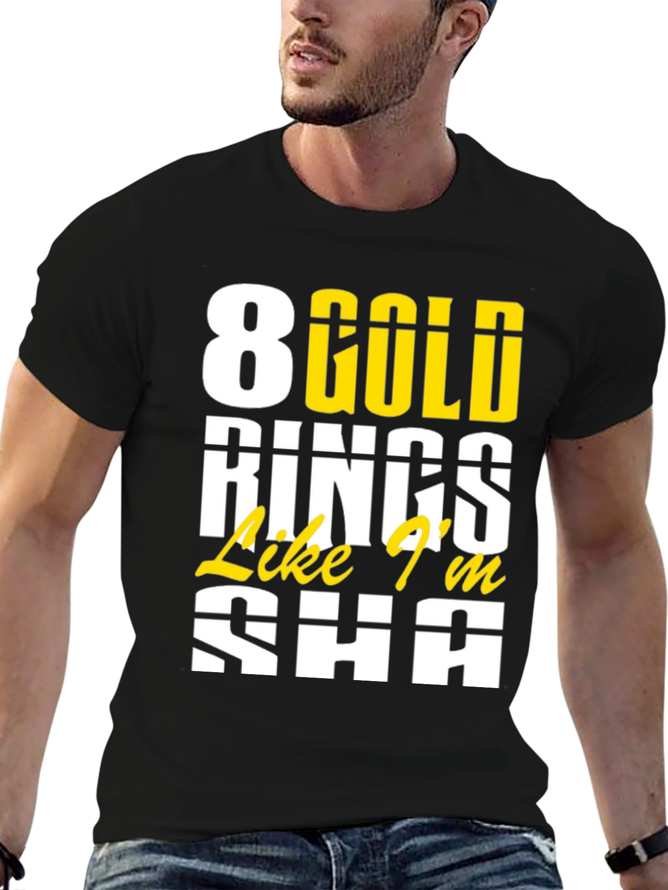 8 Gold Rings T-Shirt