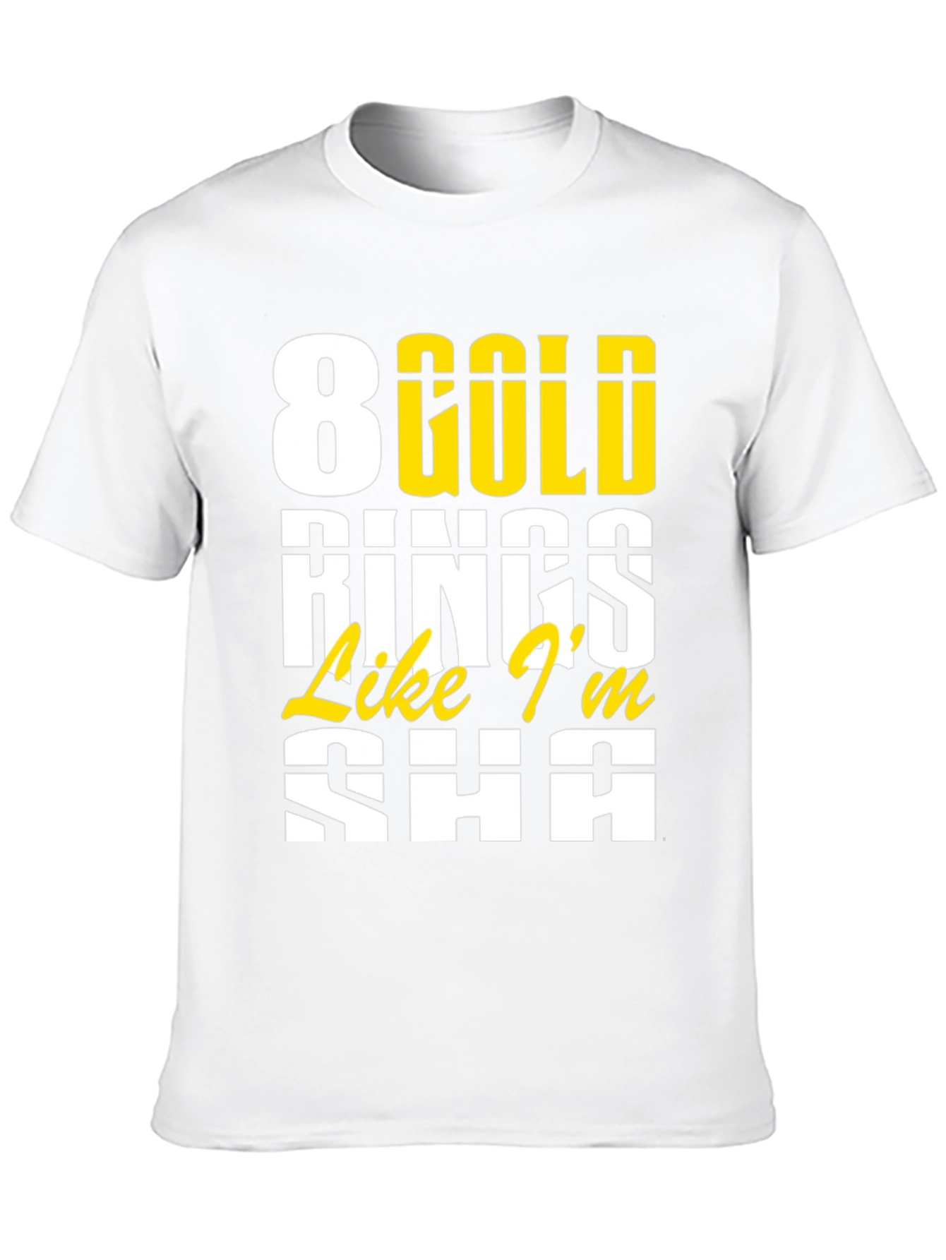8 Gold Rings T-Shirt