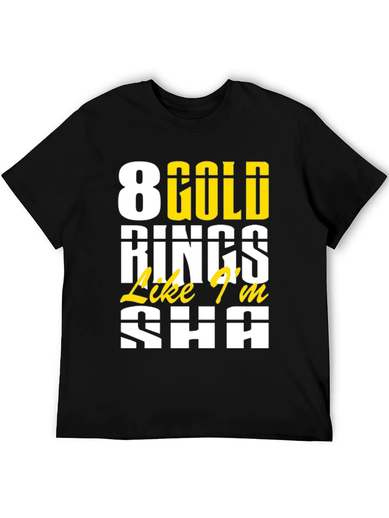 8 Gold Rings T-Shirt