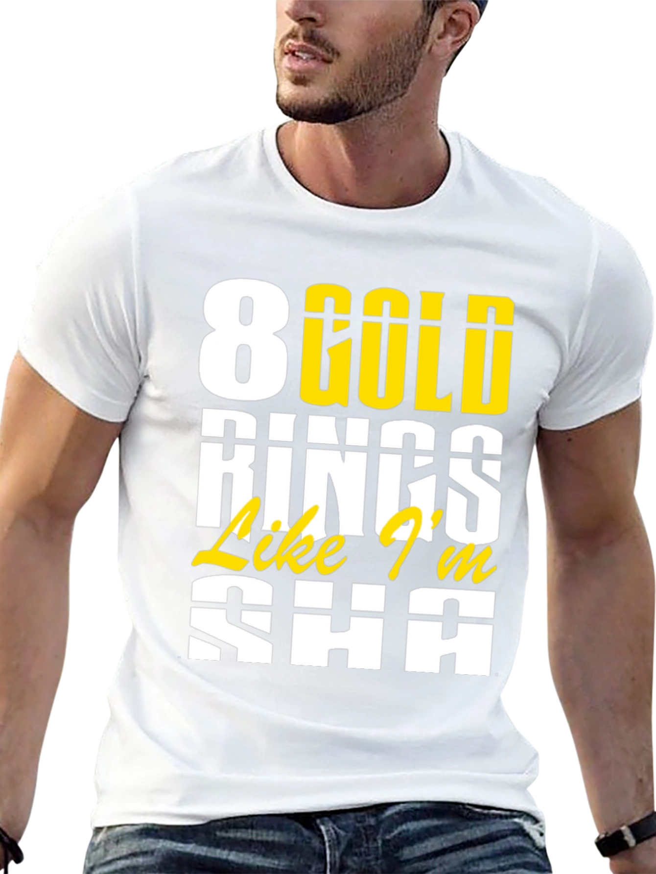 8 Gold Rings T-Shirt