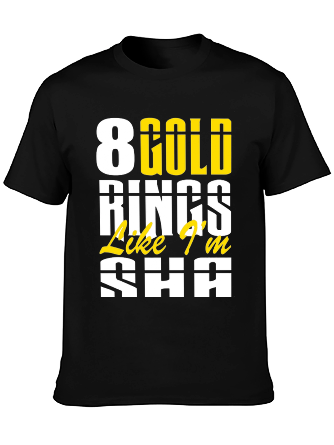 8 Gold Rings T-Shirt
