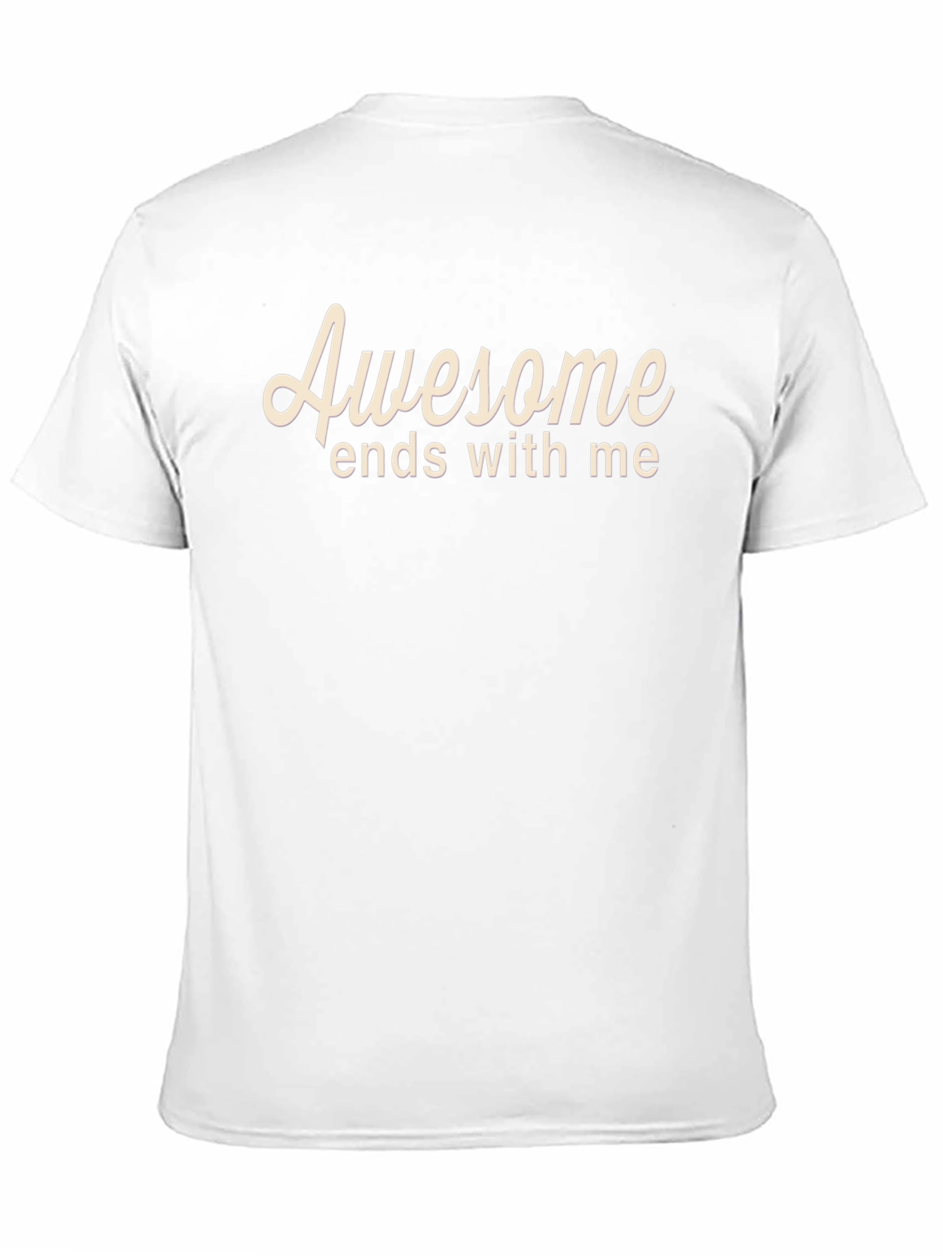 Awesome Ends With Me Black T-Shirt
