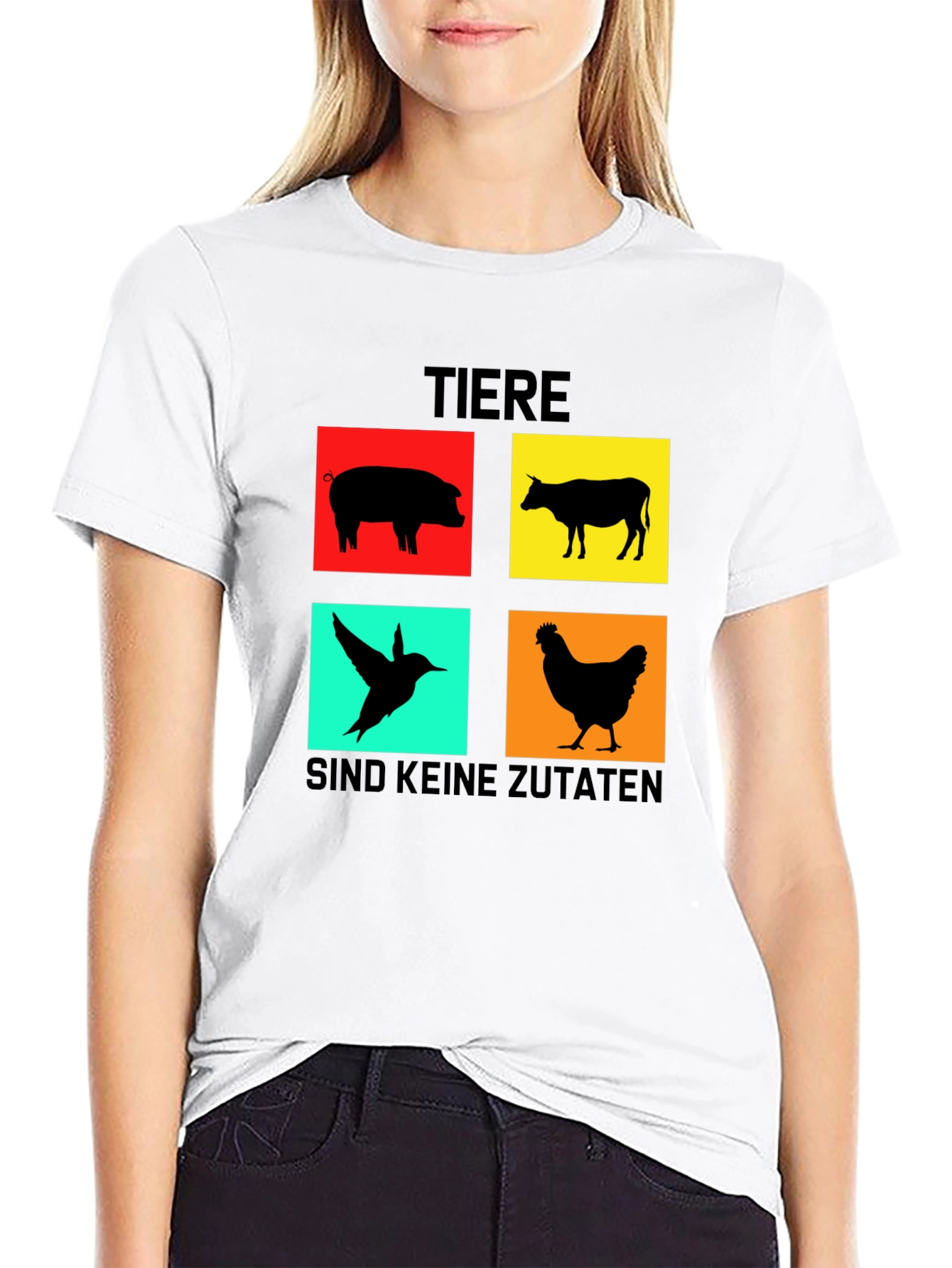 Animals Not Ingredients Graphic T-Shirt