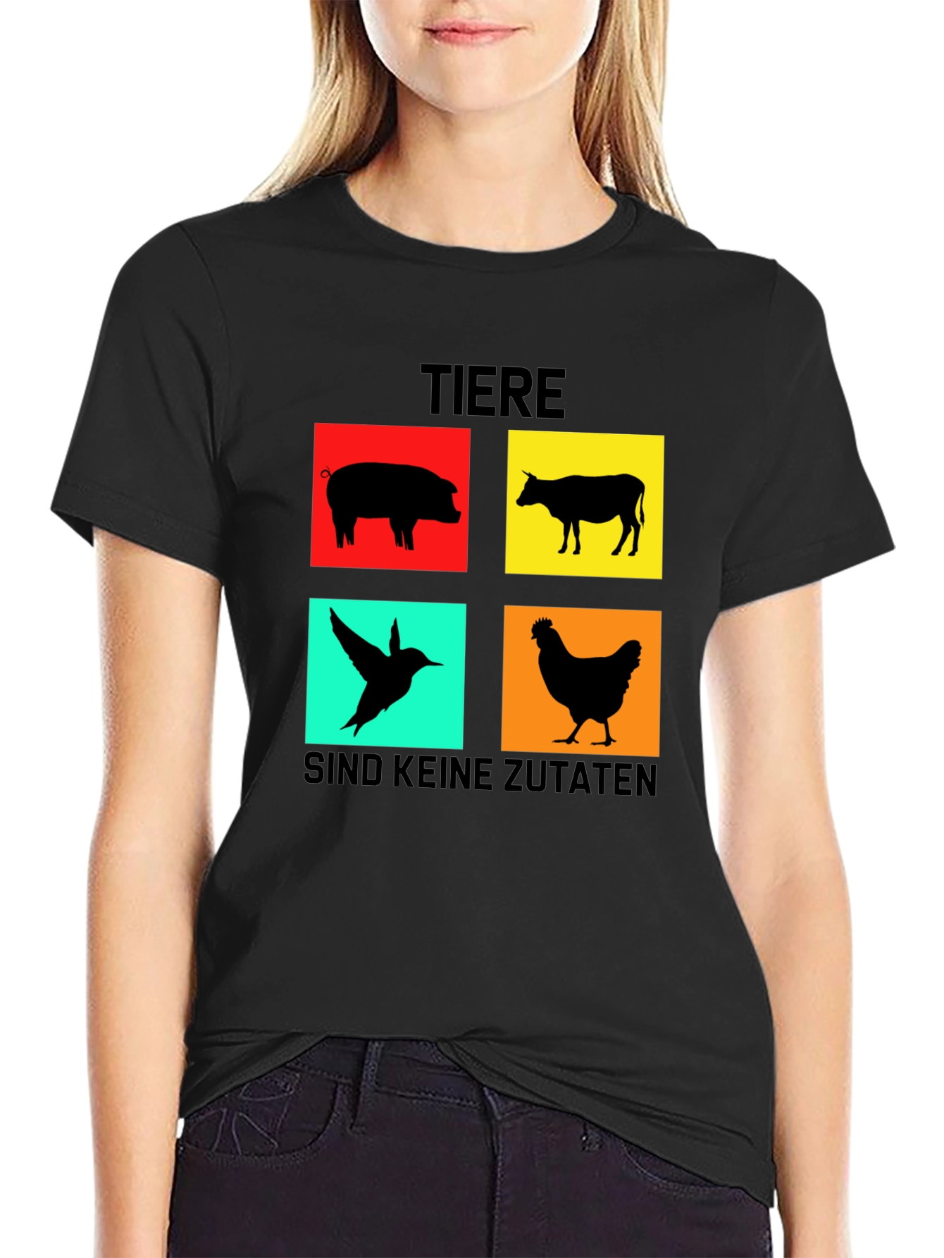 Animals Not Ingredients Graphic T-Shirt