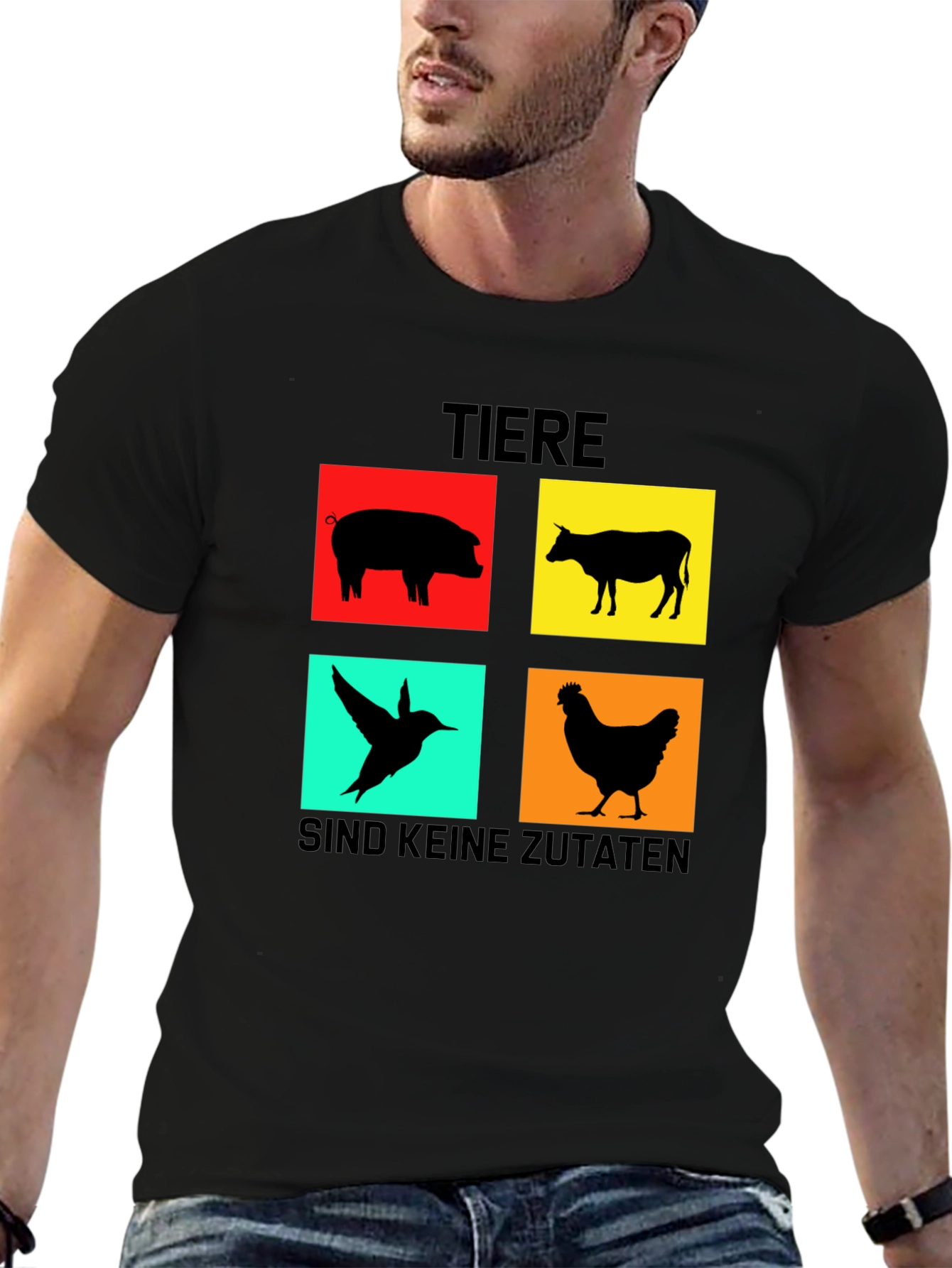 Animals Not Ingredients Graphic T-Shirt
