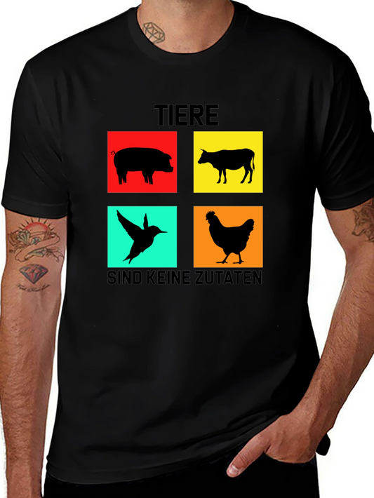 Animals Not Ingredients Graphic T-Shirt