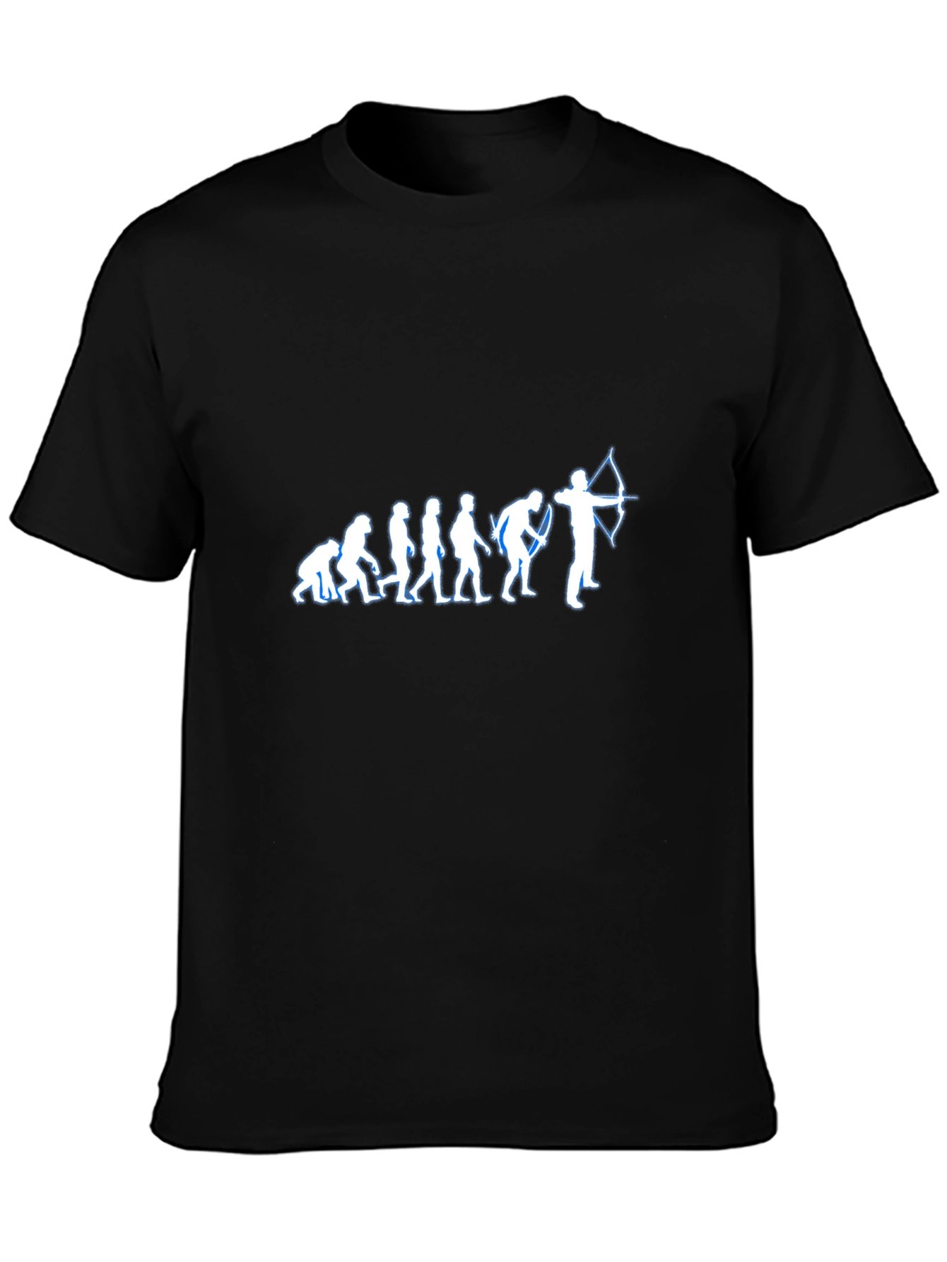 Archer Evolution T-Shirt - Black Cotton Tee