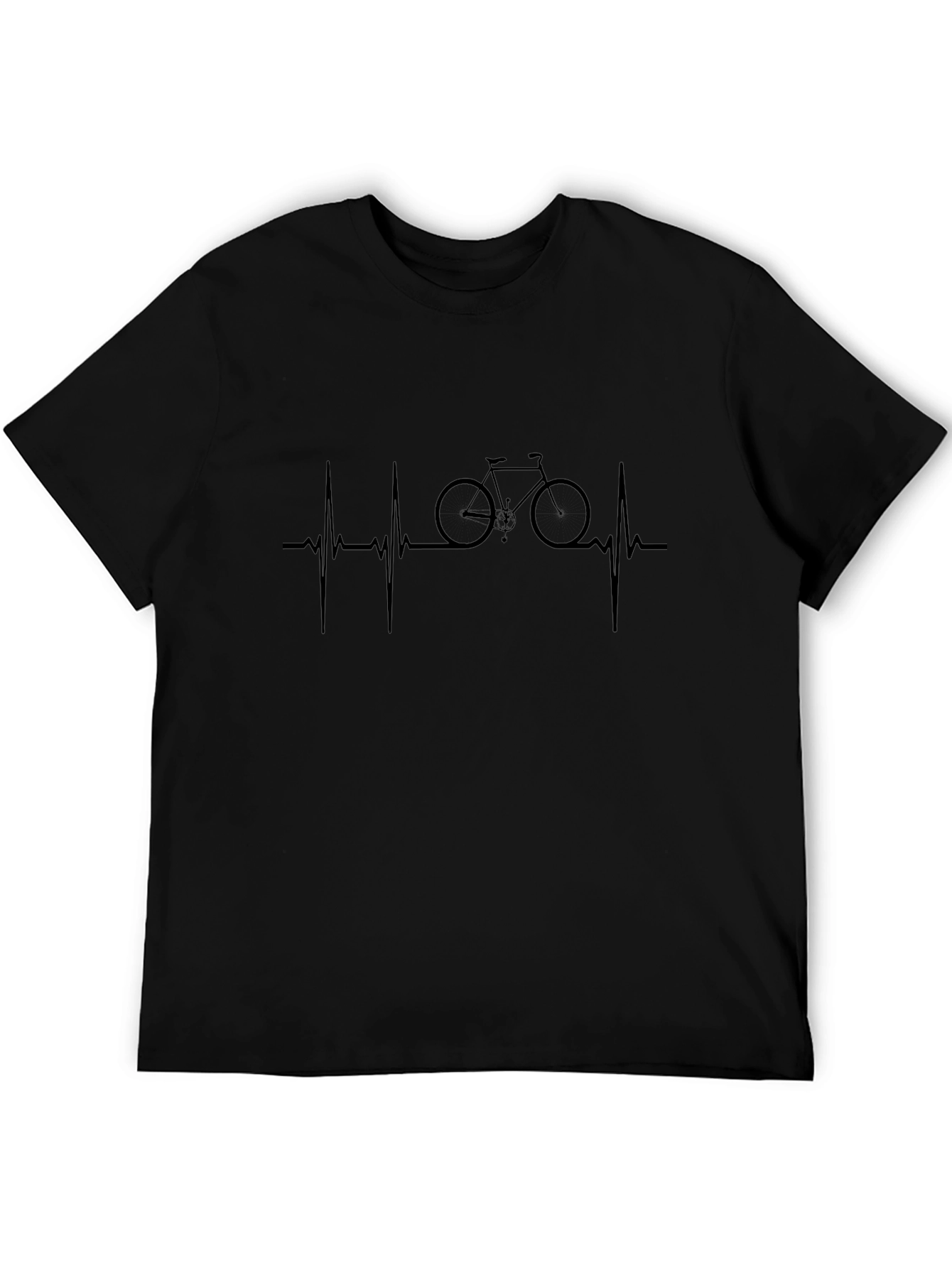 Heartbeat Bicycle Graphic Tee - Ride On!