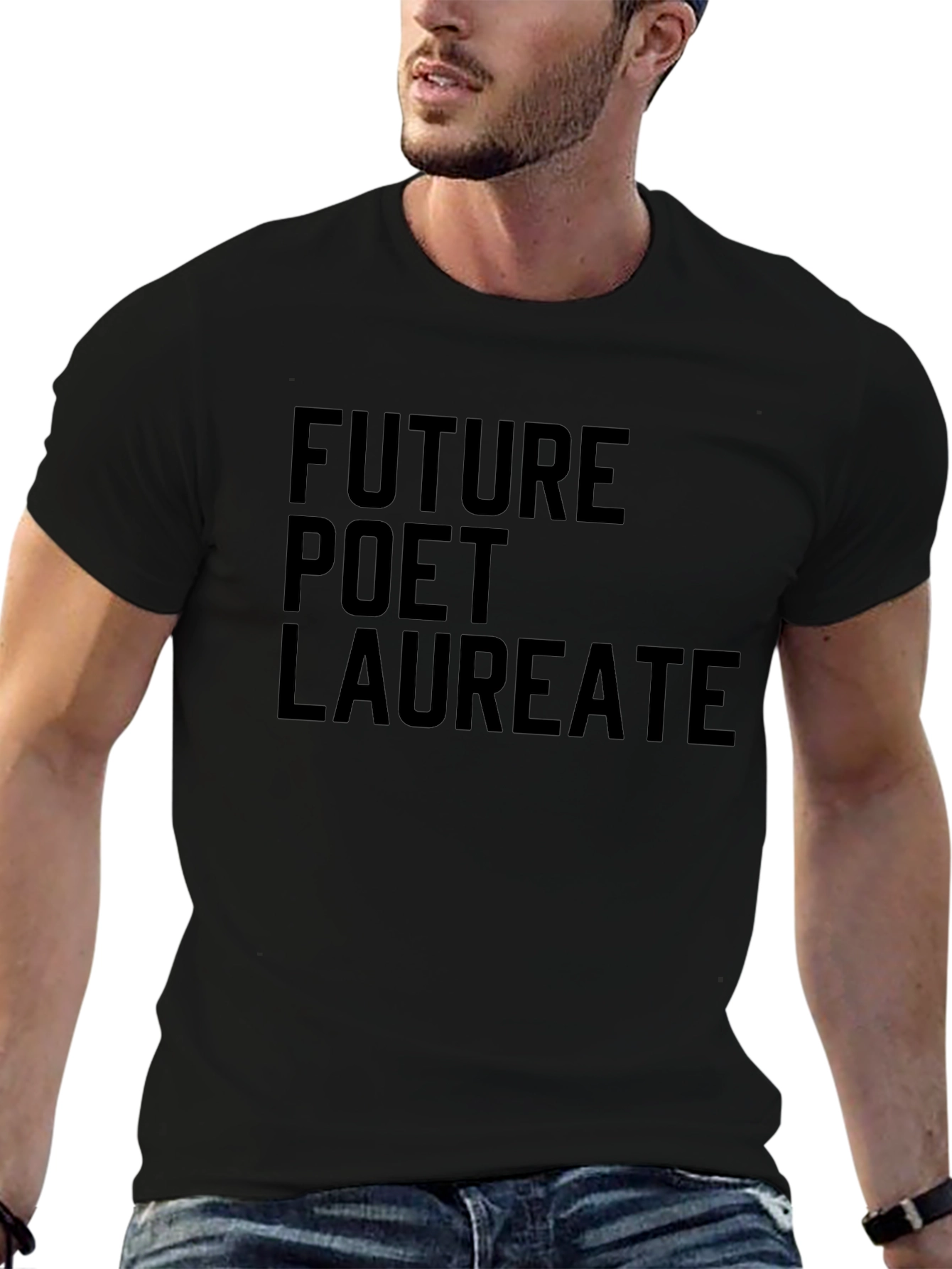 Future Poet Laureate Black T-Shirt