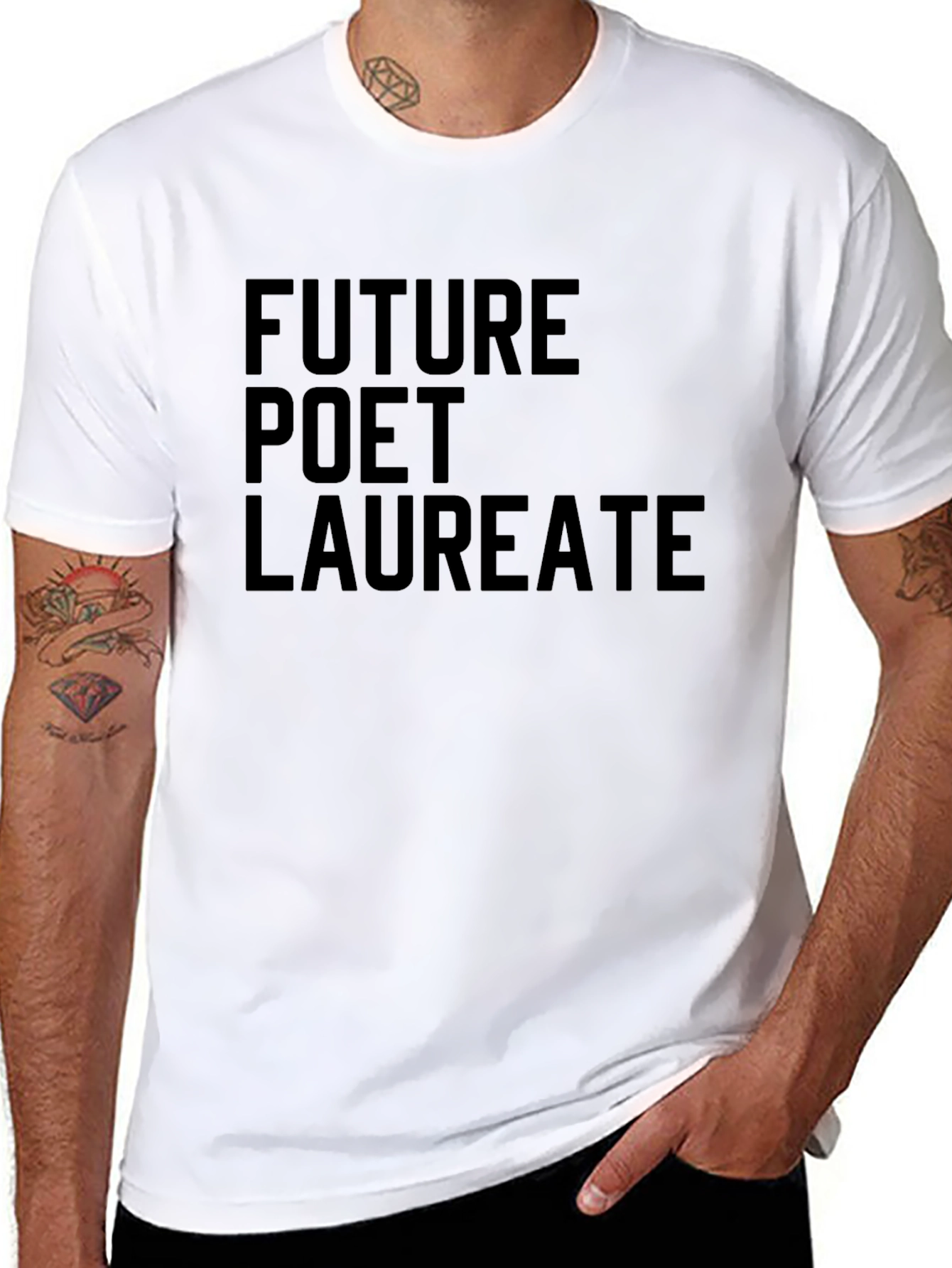 Future Poet Laureate Black T-Shirt