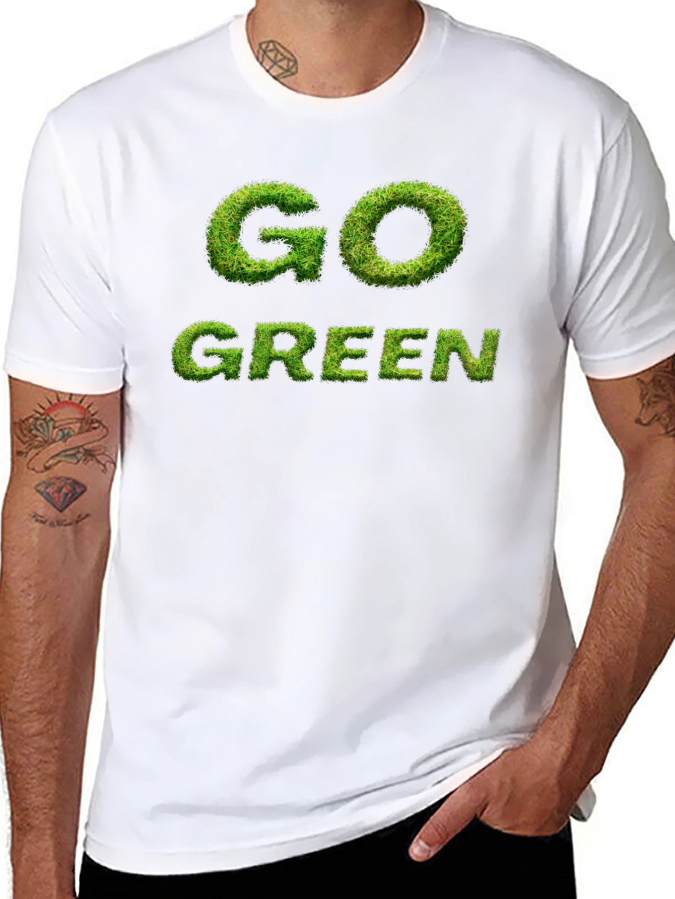 Go Green T-Shirt - Eco-Friendly Style