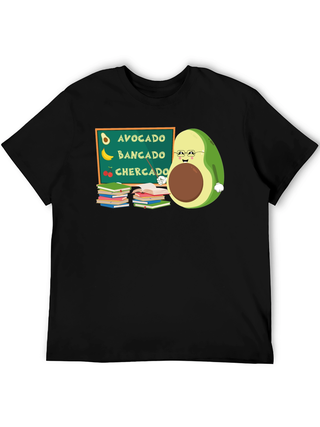 Avocado Teacher Funny Graphic Tee