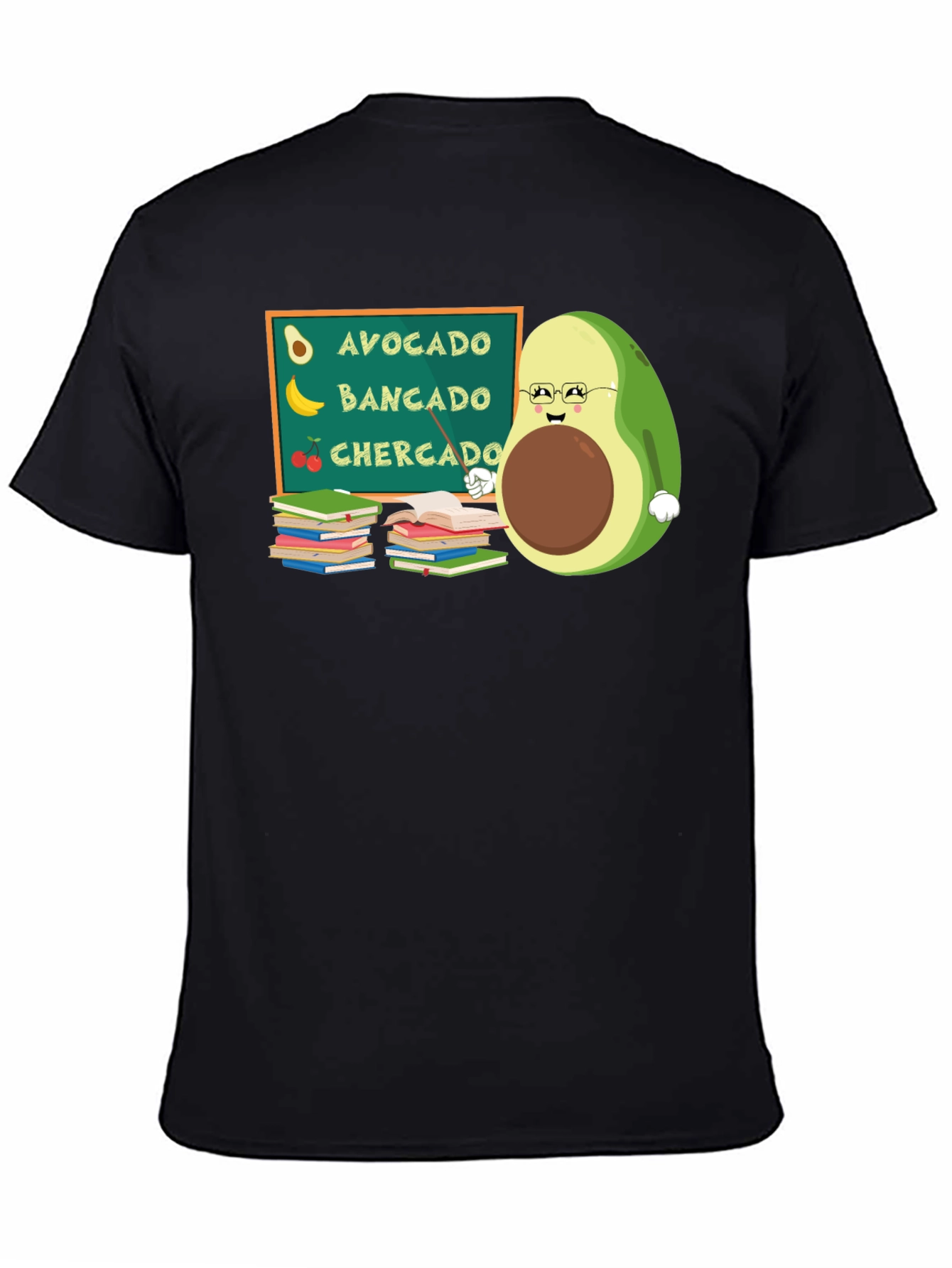Avocado Teacher Funny Graphic Tee