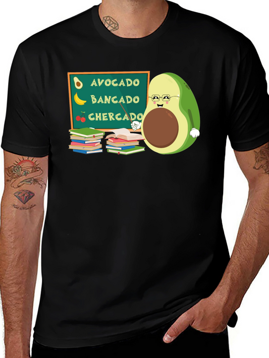 Avocado Teacher Funny Graphic Tee