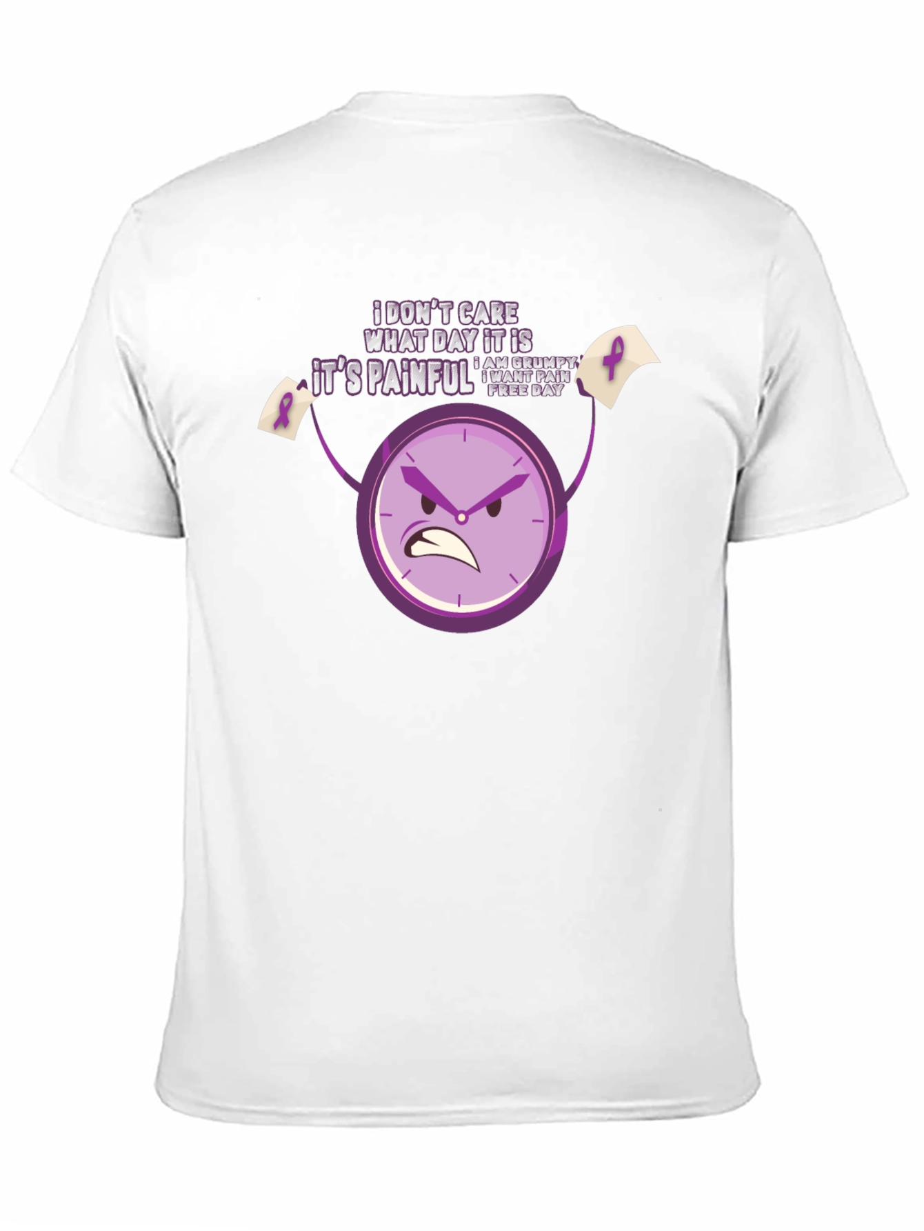 Grumpy Pain Awareness T-Shirt - Black