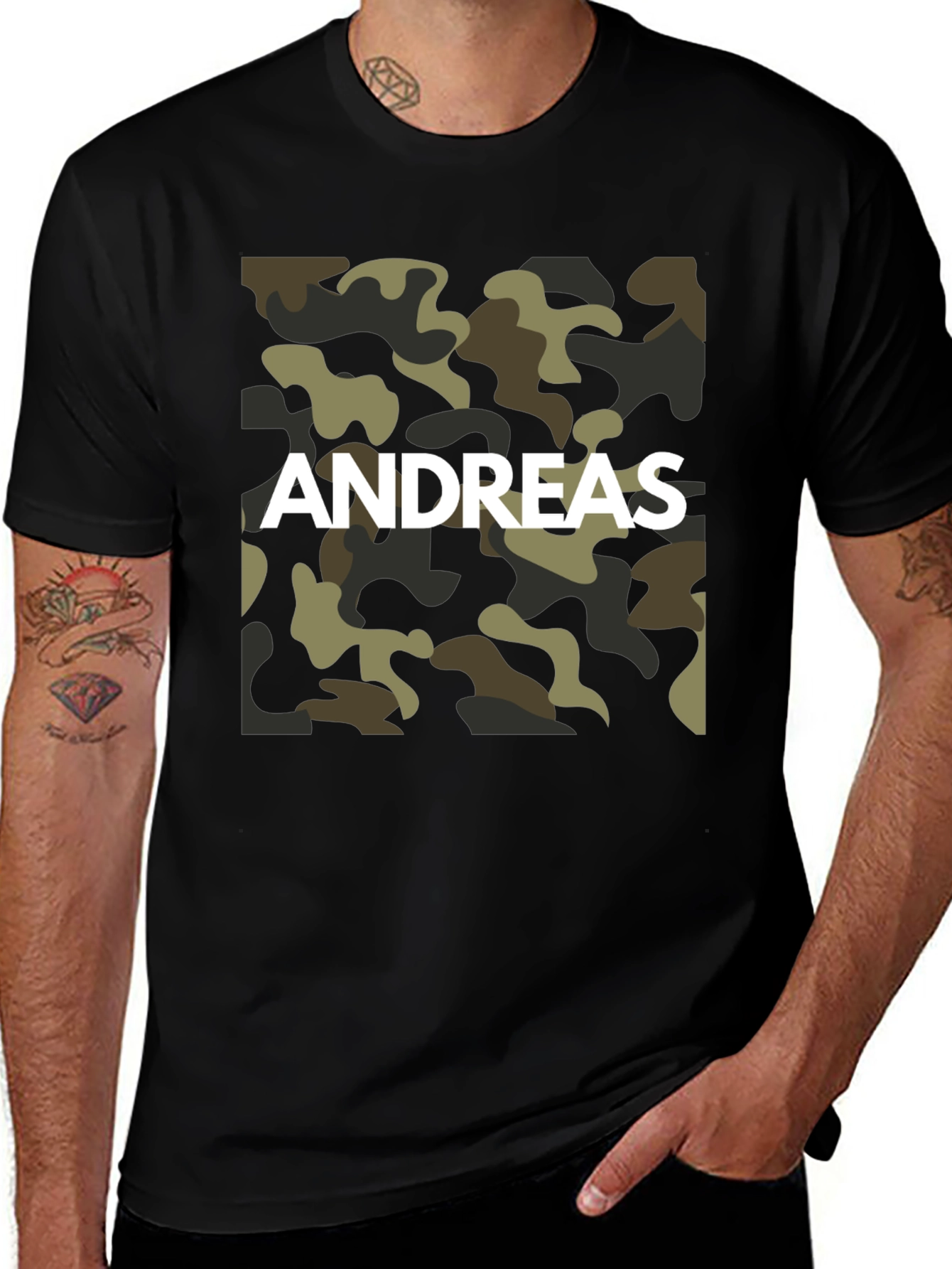 Andreas Camo T-Shirt - Personalized Style