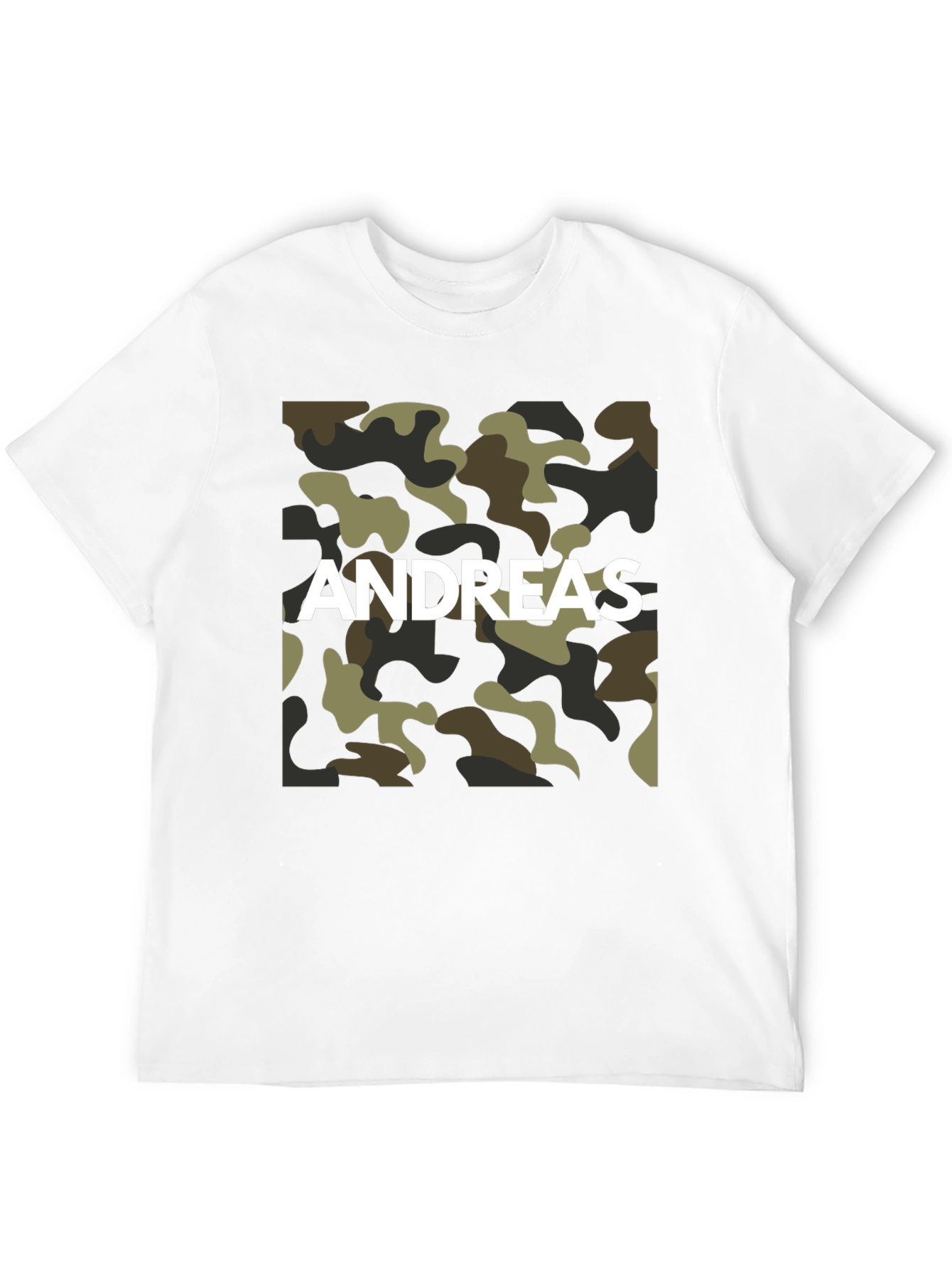 Andreas Camo T-Shirt - Personalized Style