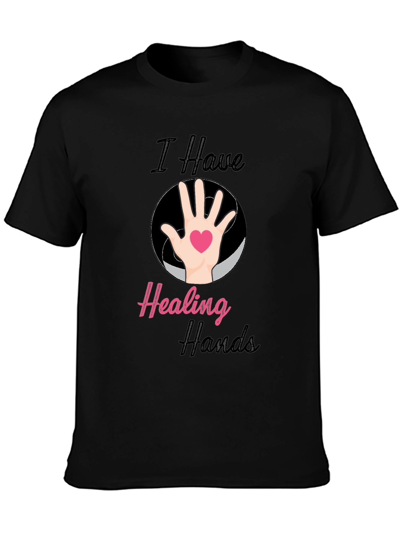 Healing Hands T-Shirt - Black