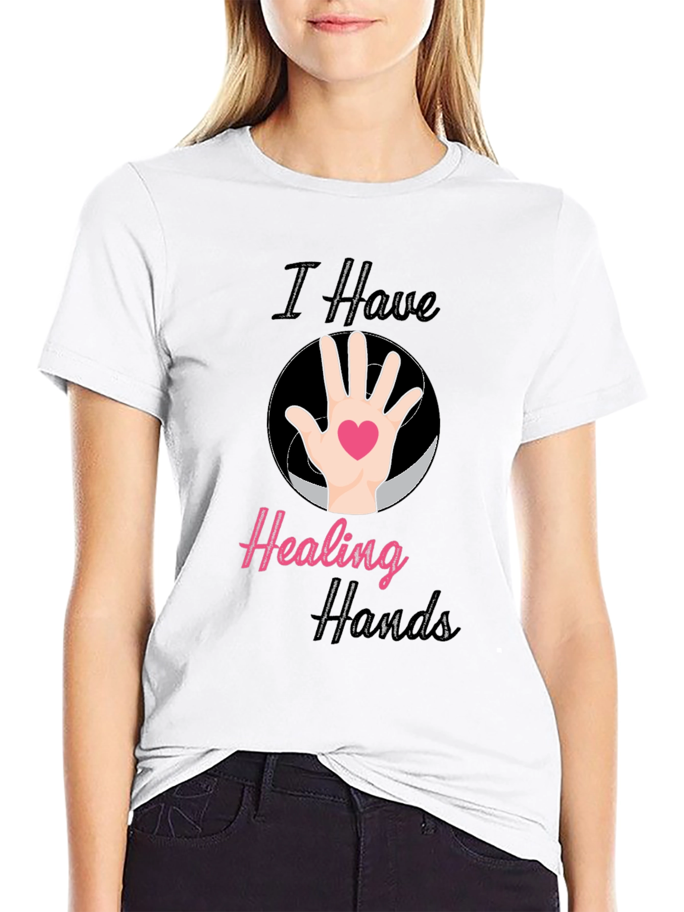 Healing Hands T-Shirt - Black