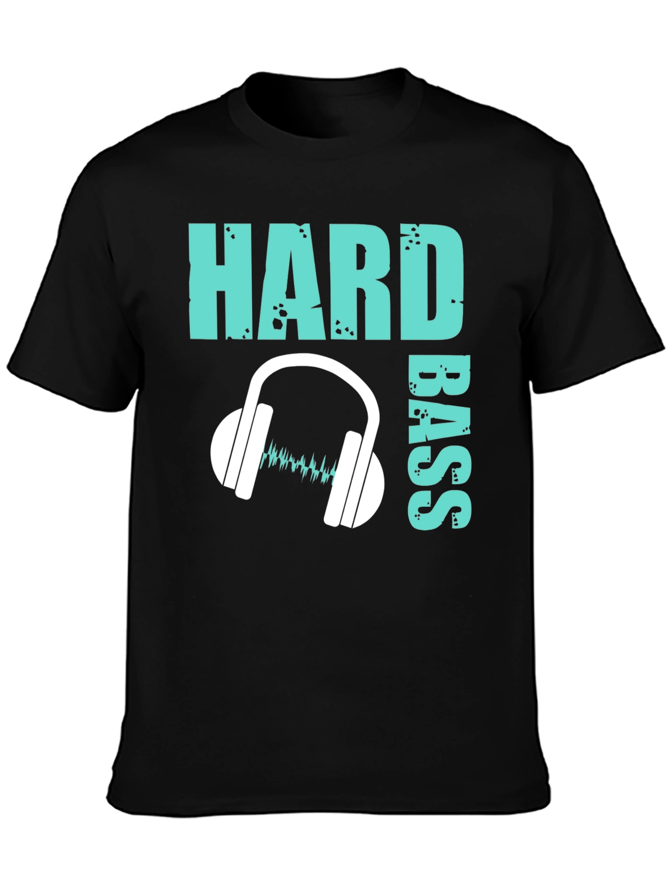 Hard Bass Graphic Tee - Music Lover T-Shirt