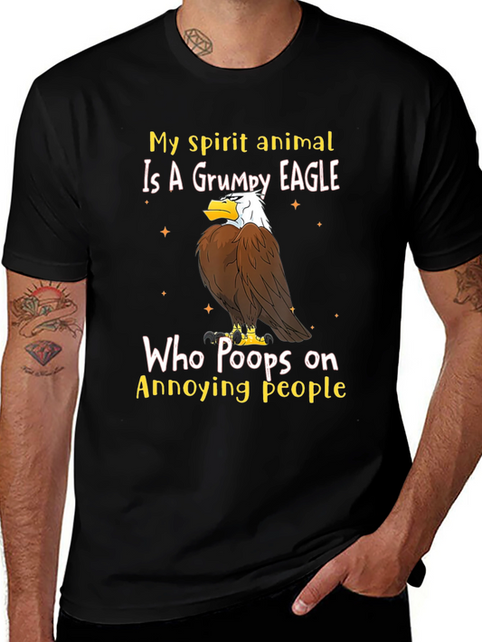 Grumpy Eagle T-Shirt - Annoying People Humor Tee