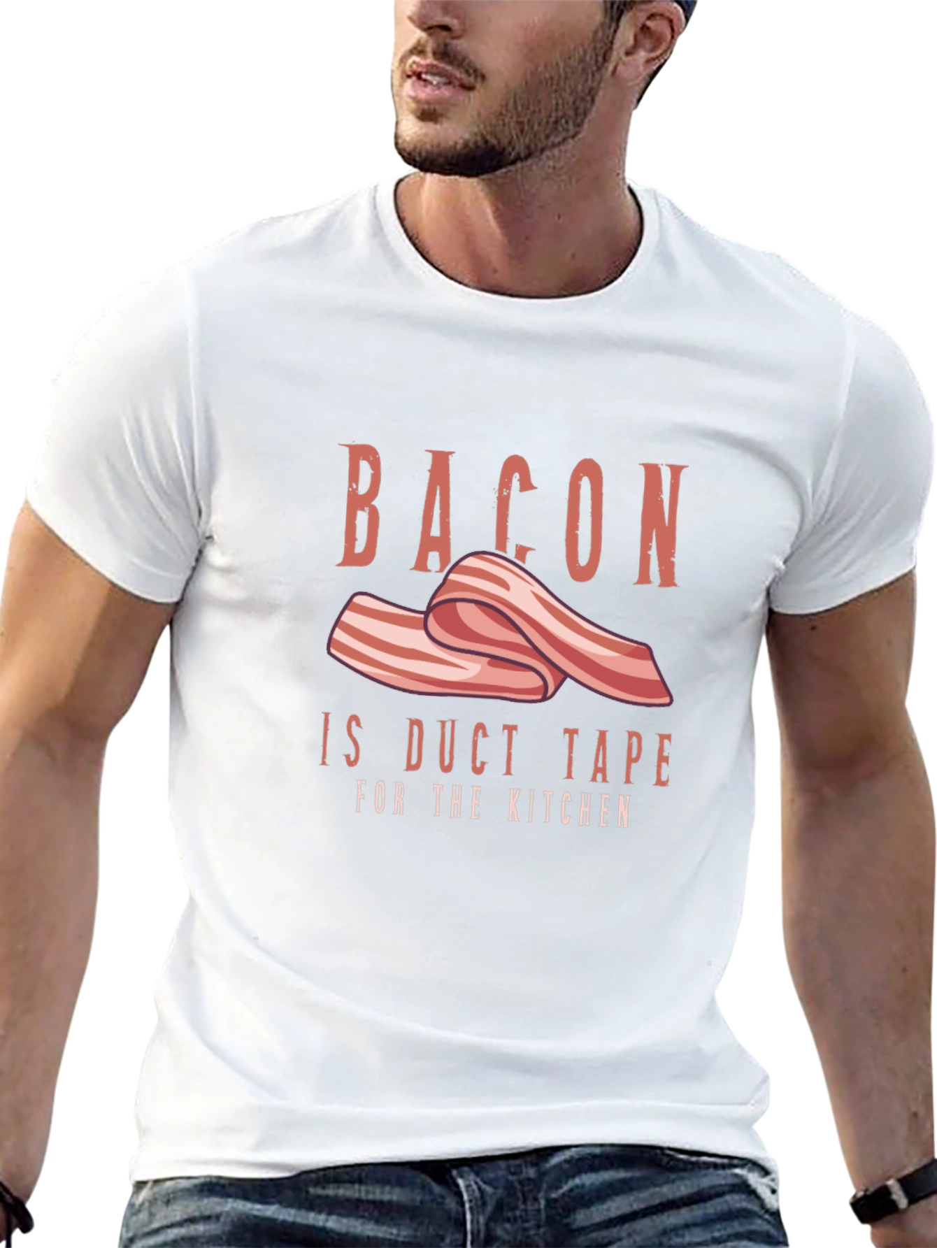 Bacon Duct Tape Kitchen T-Shirt
