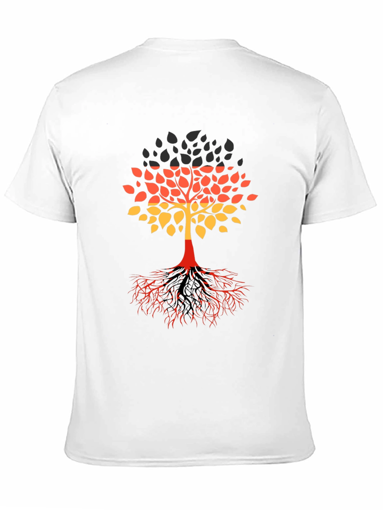 German Flag Tree Graphic T-Shirt