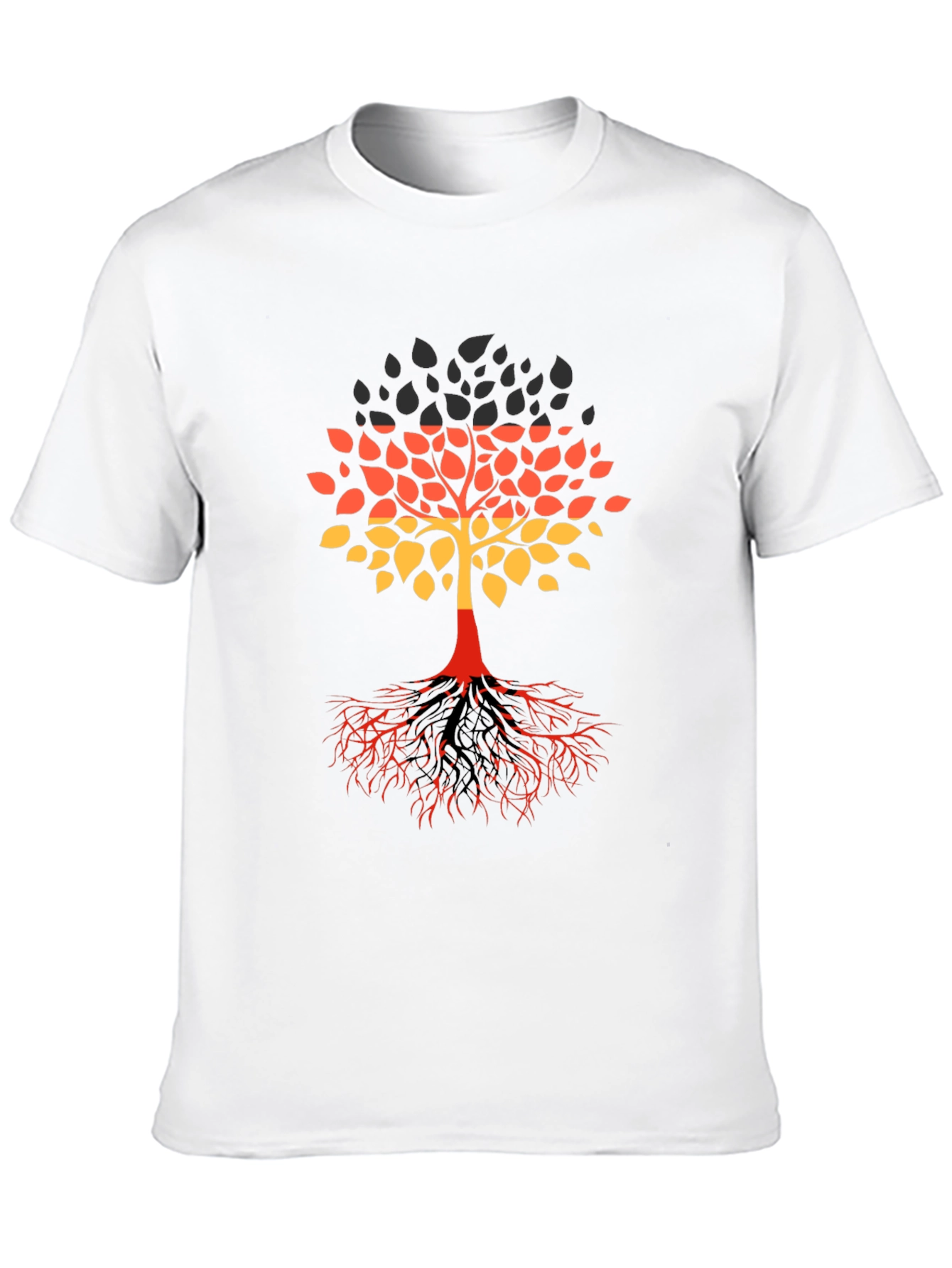 German Flag Tree Graphic T-Shirt