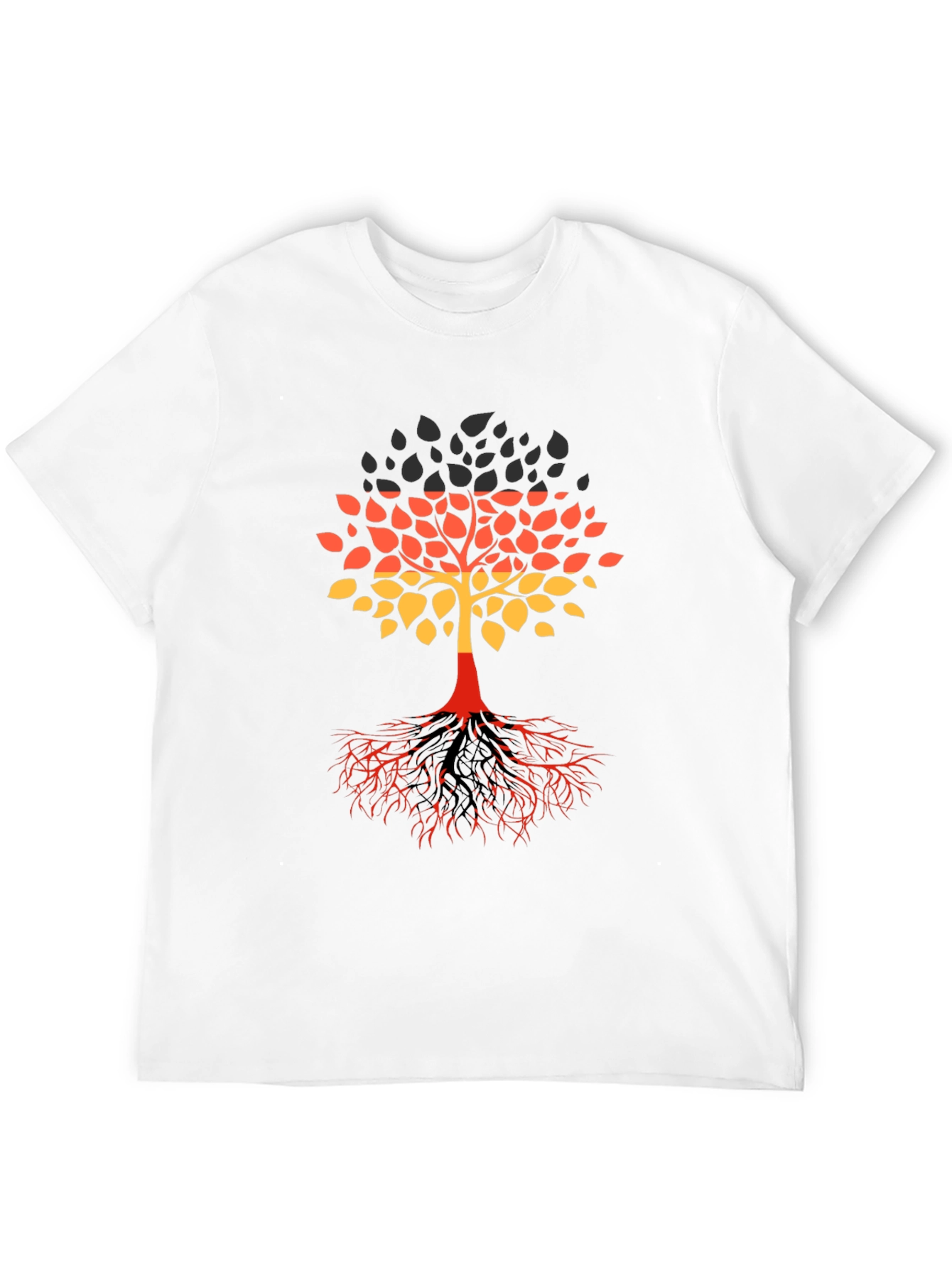 German Flag Tree Graphic T-Shirt