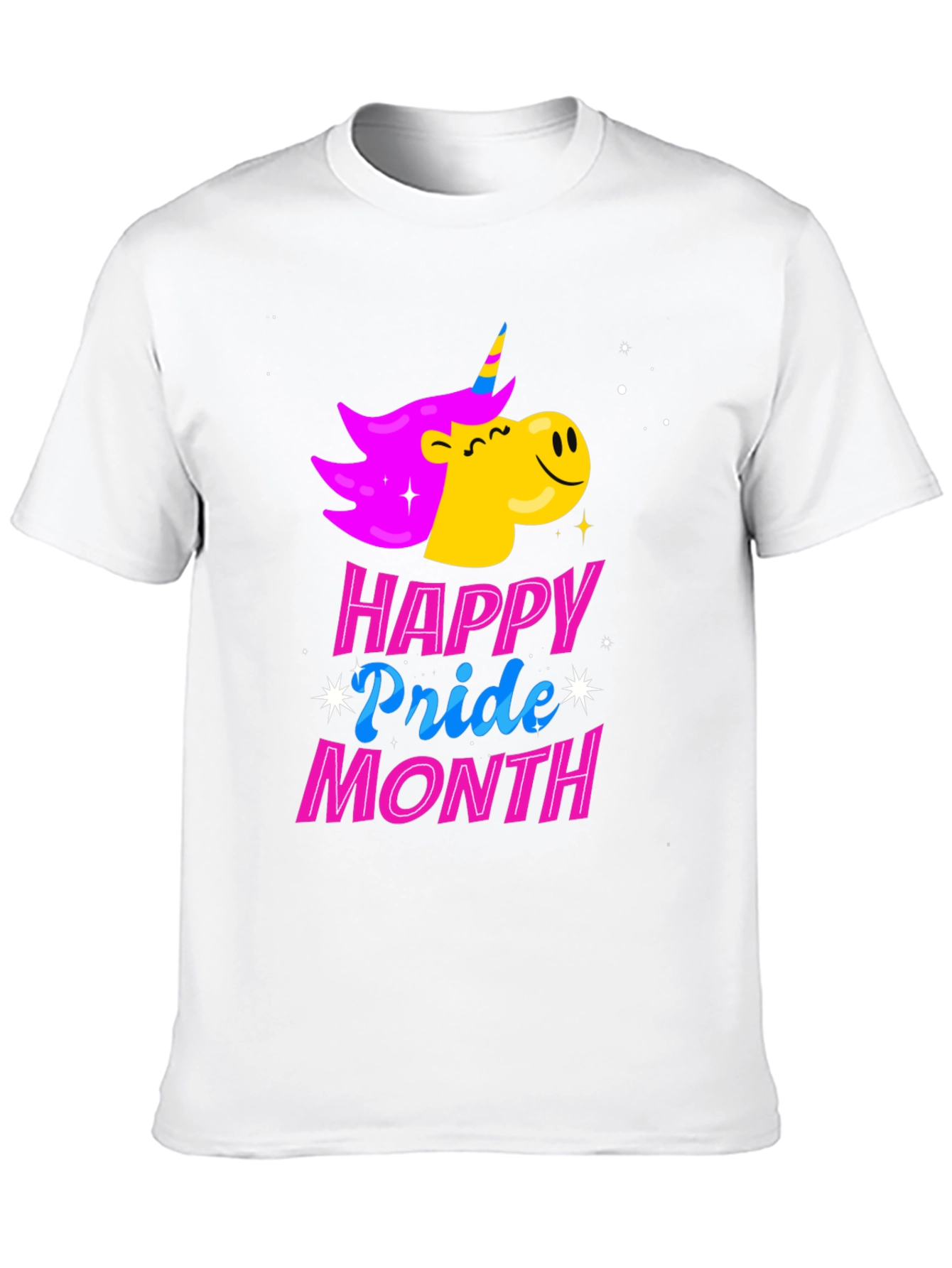 Happy Pride Month Unicorn Graphic Tee
