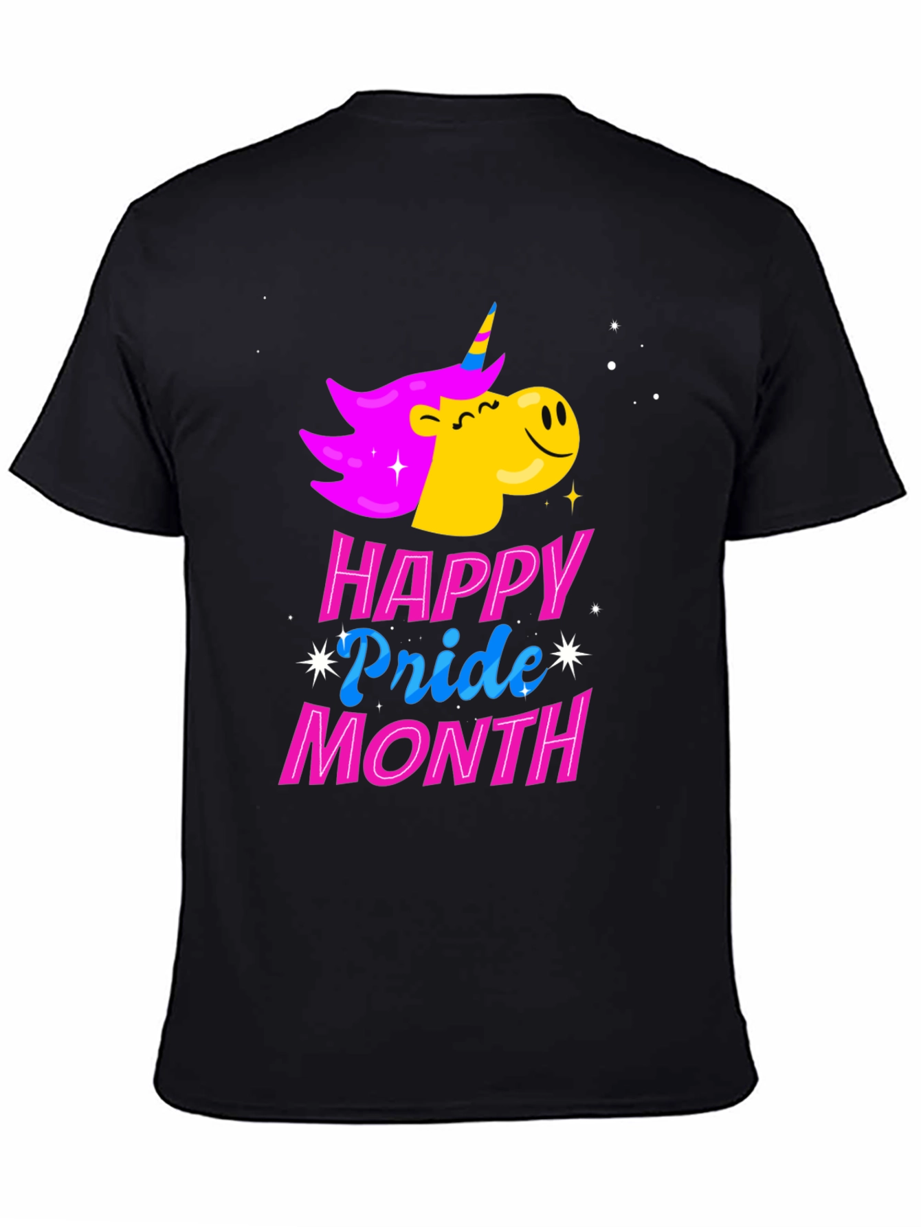 Happy Pride Month Unicorn Graphic Tee