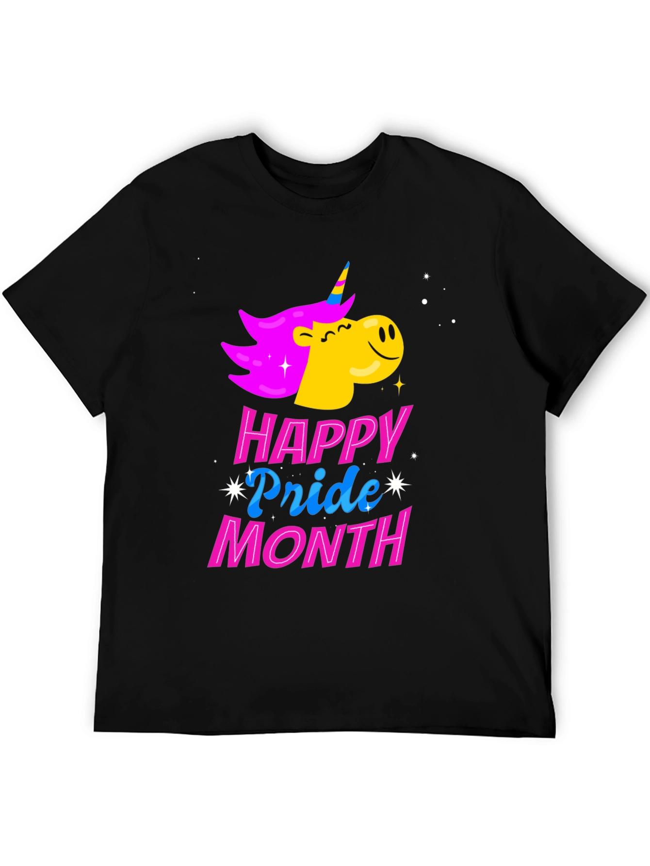 Happy Pride Month Unicorn Graphic Tee