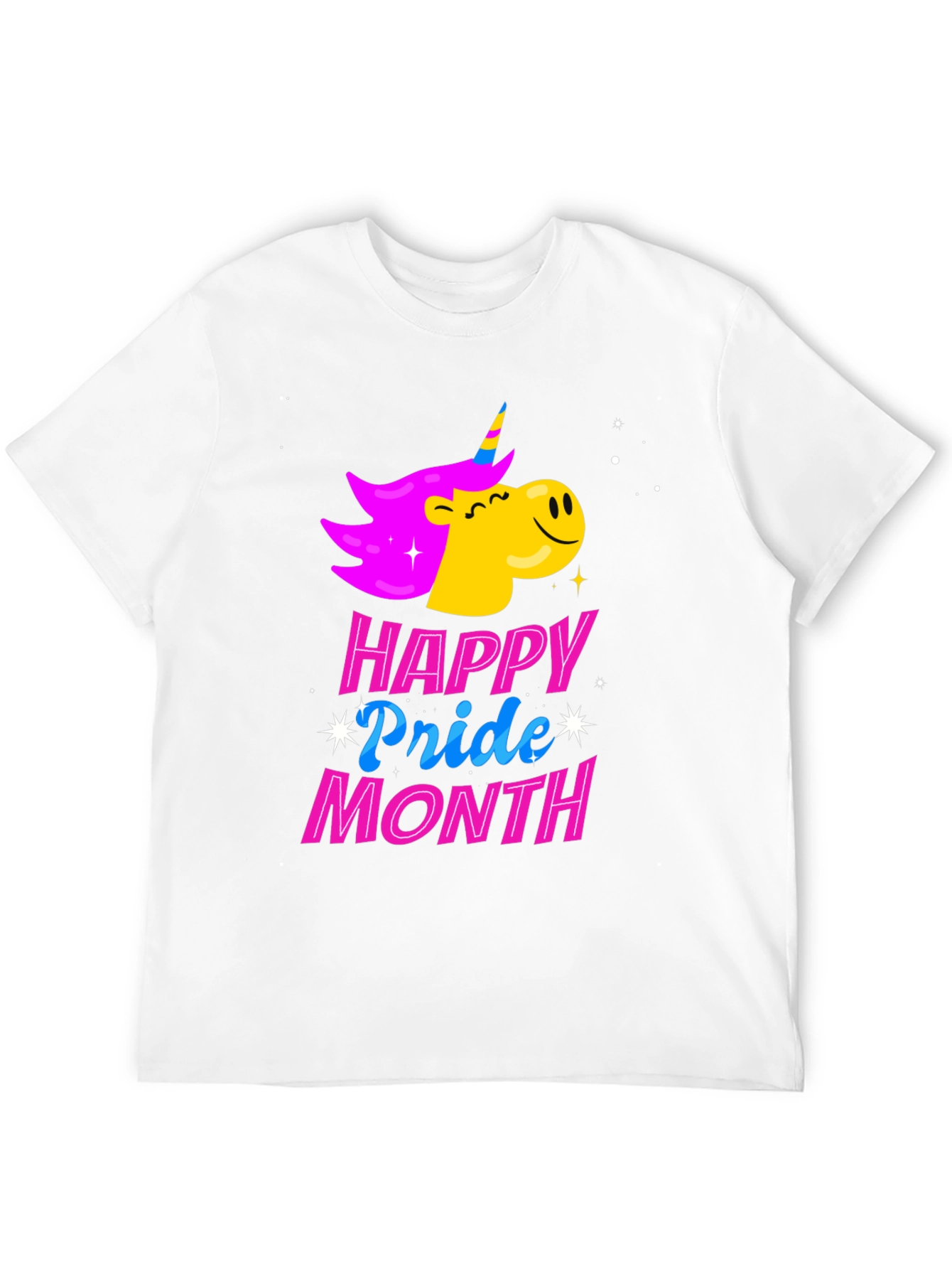 Happy Pride Month Unicorn Graphic Tee