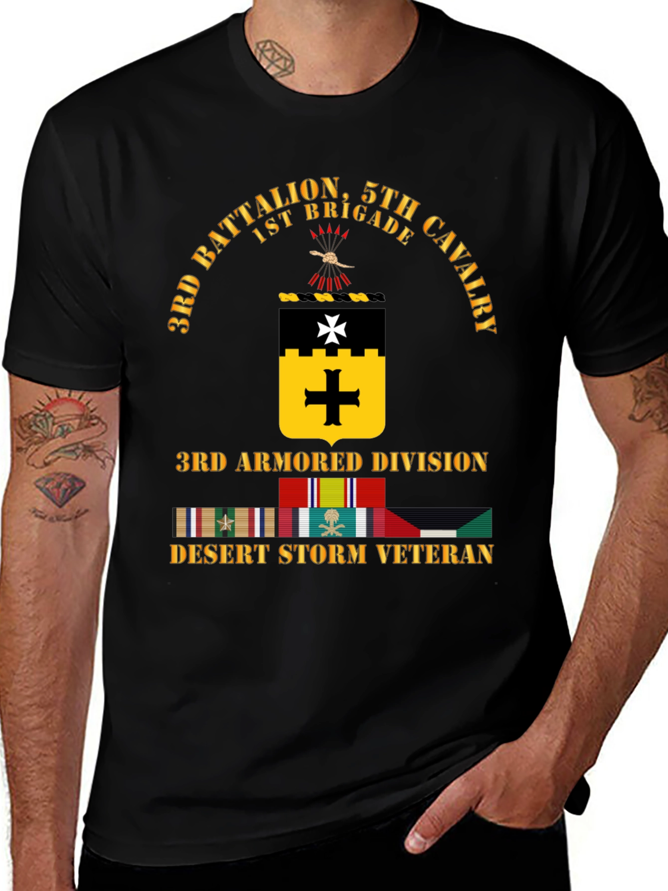 3rd Armored Division Desert Storm Veteran T-Shirt