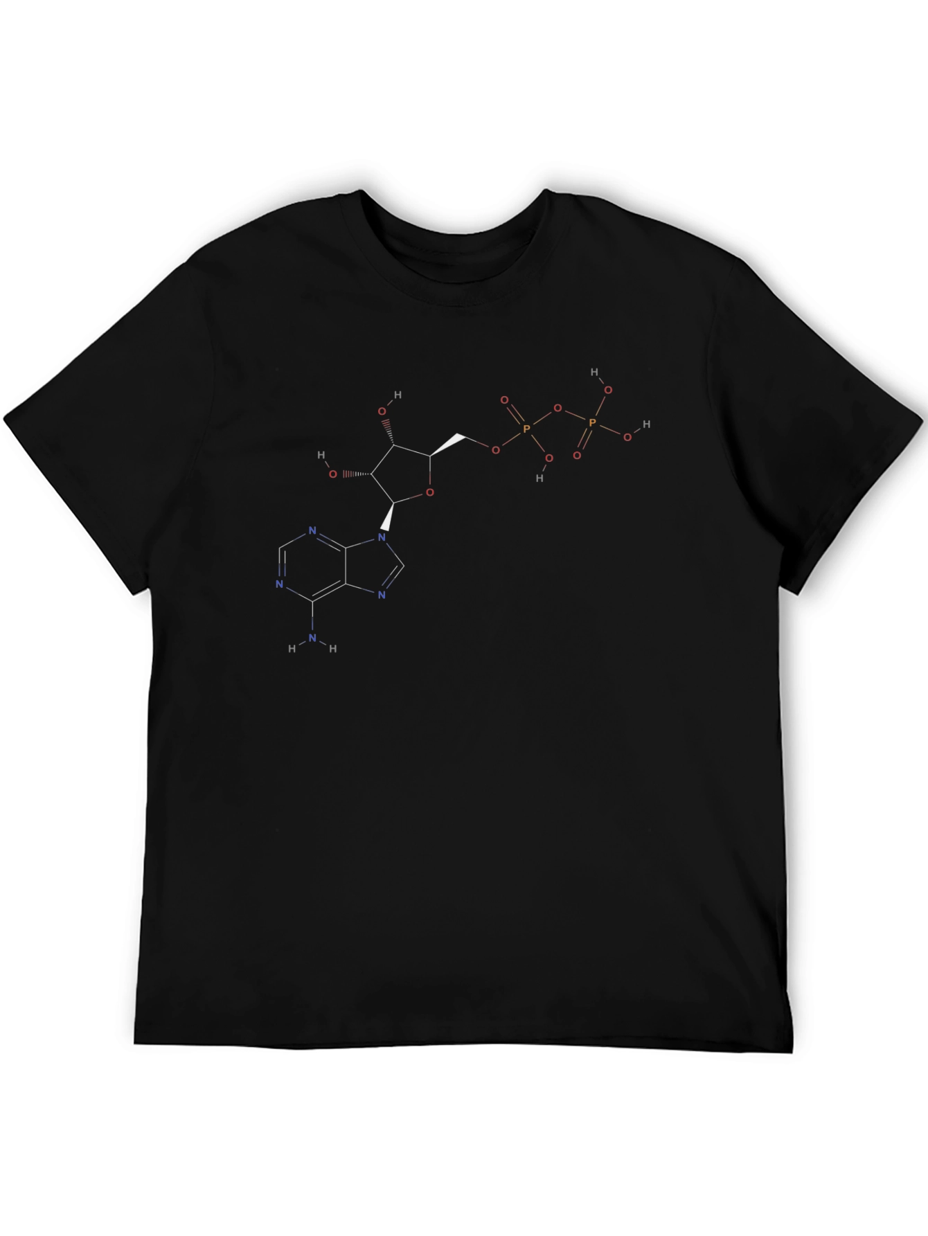 Adenosine Triphosphate (ATP) Graphic Black T-Shirt