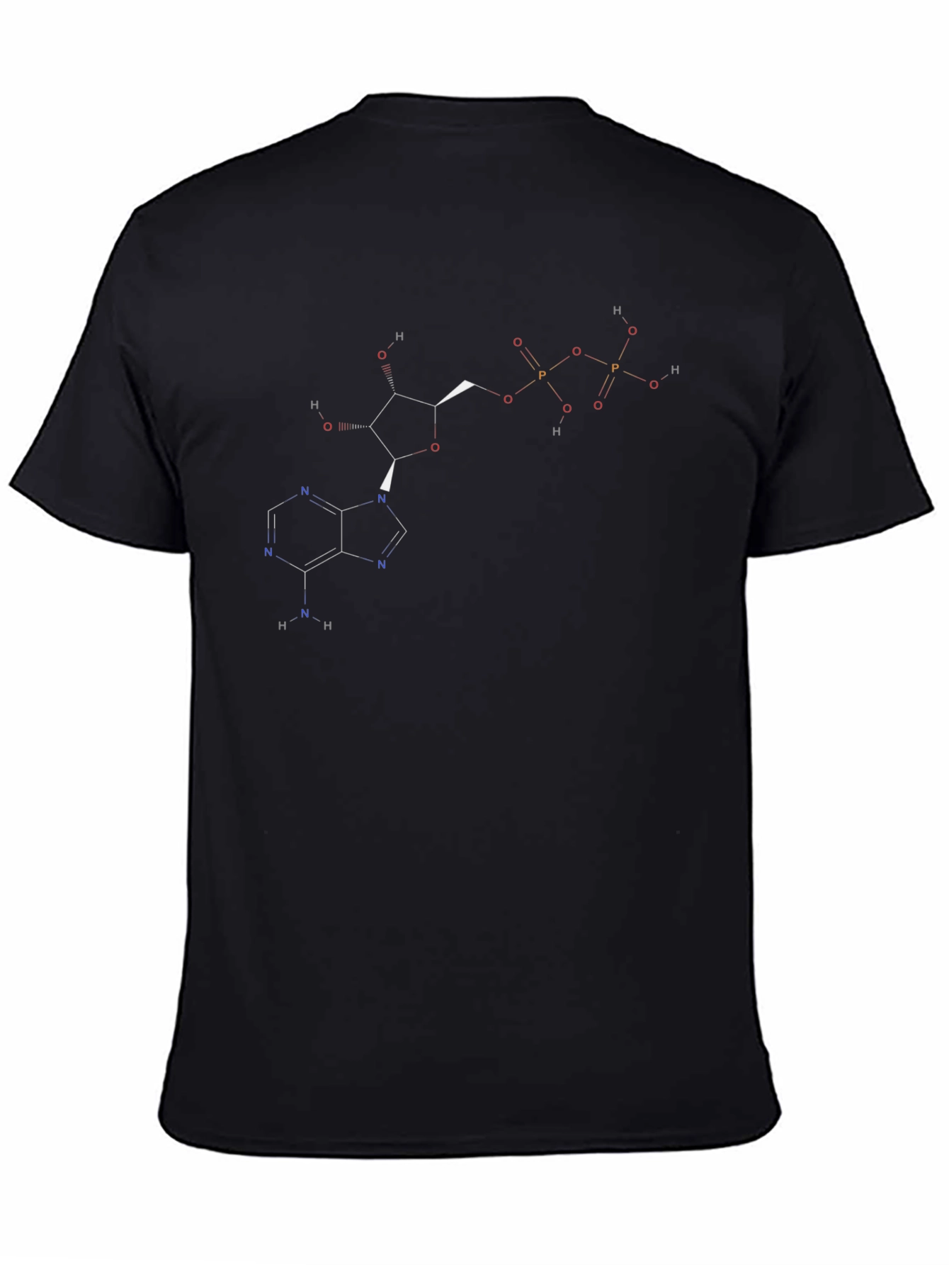 Adenosine Triphosphate (ATP) Graphic Black T-Shirt