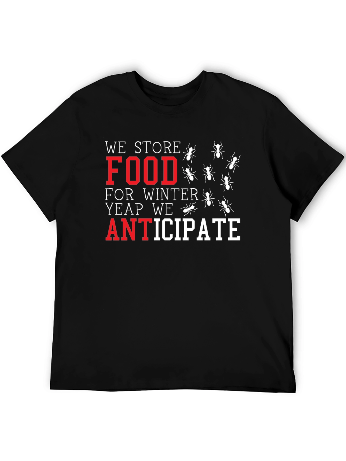 Ant-icipate Black Graphic T-Shirt