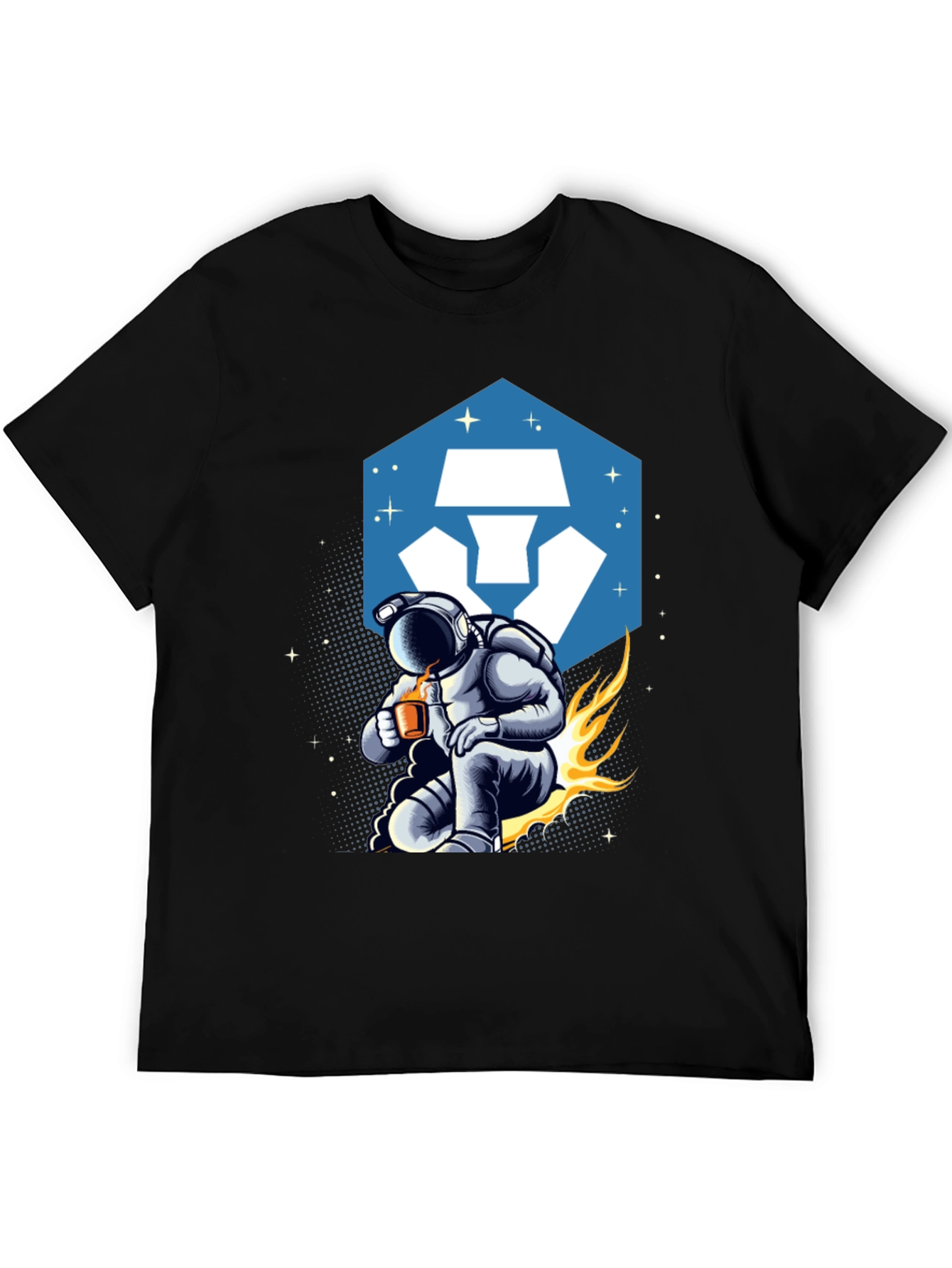 Crypto Astronaut T-Shirt - Black