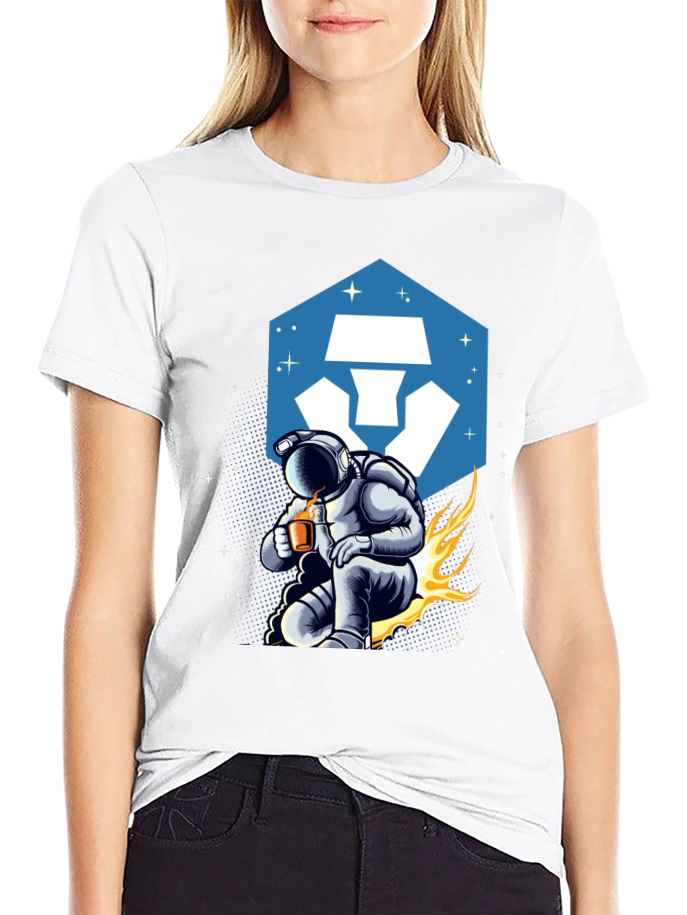 Crypto Astronaut T-Shirt - Black