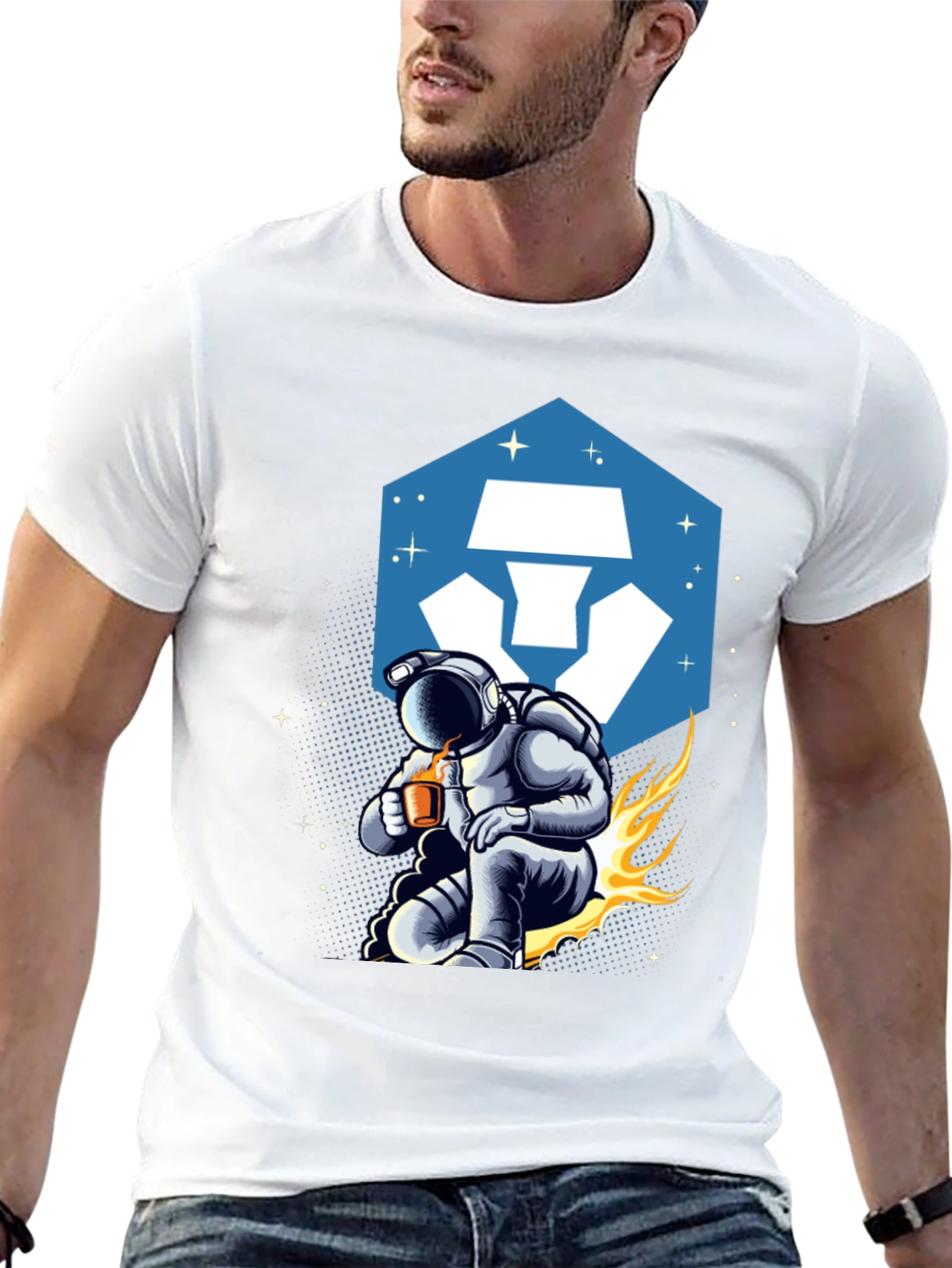 Crypto Astronaut T-Shirt - Black