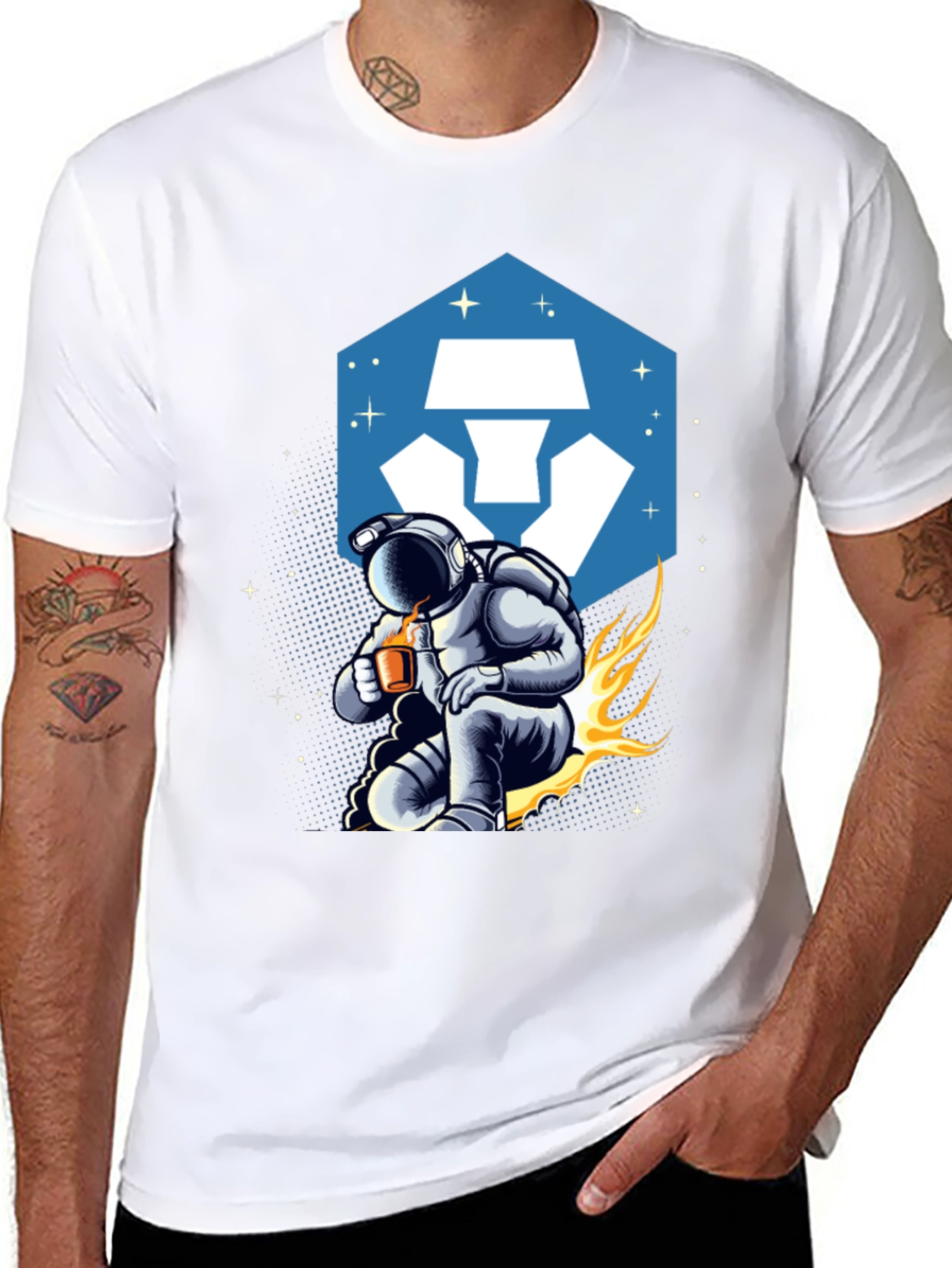 Crypto Astronaut T-Shirt - Black