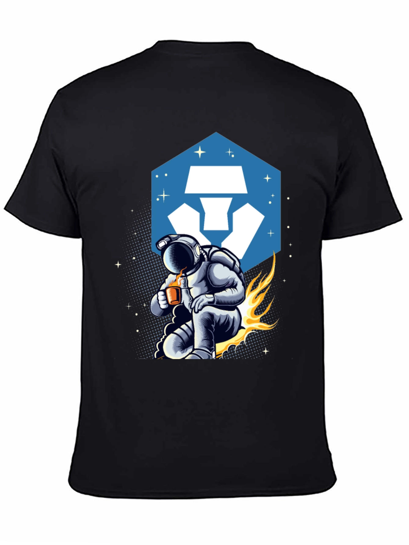 Crypto Astronaut T-Shirt - Black