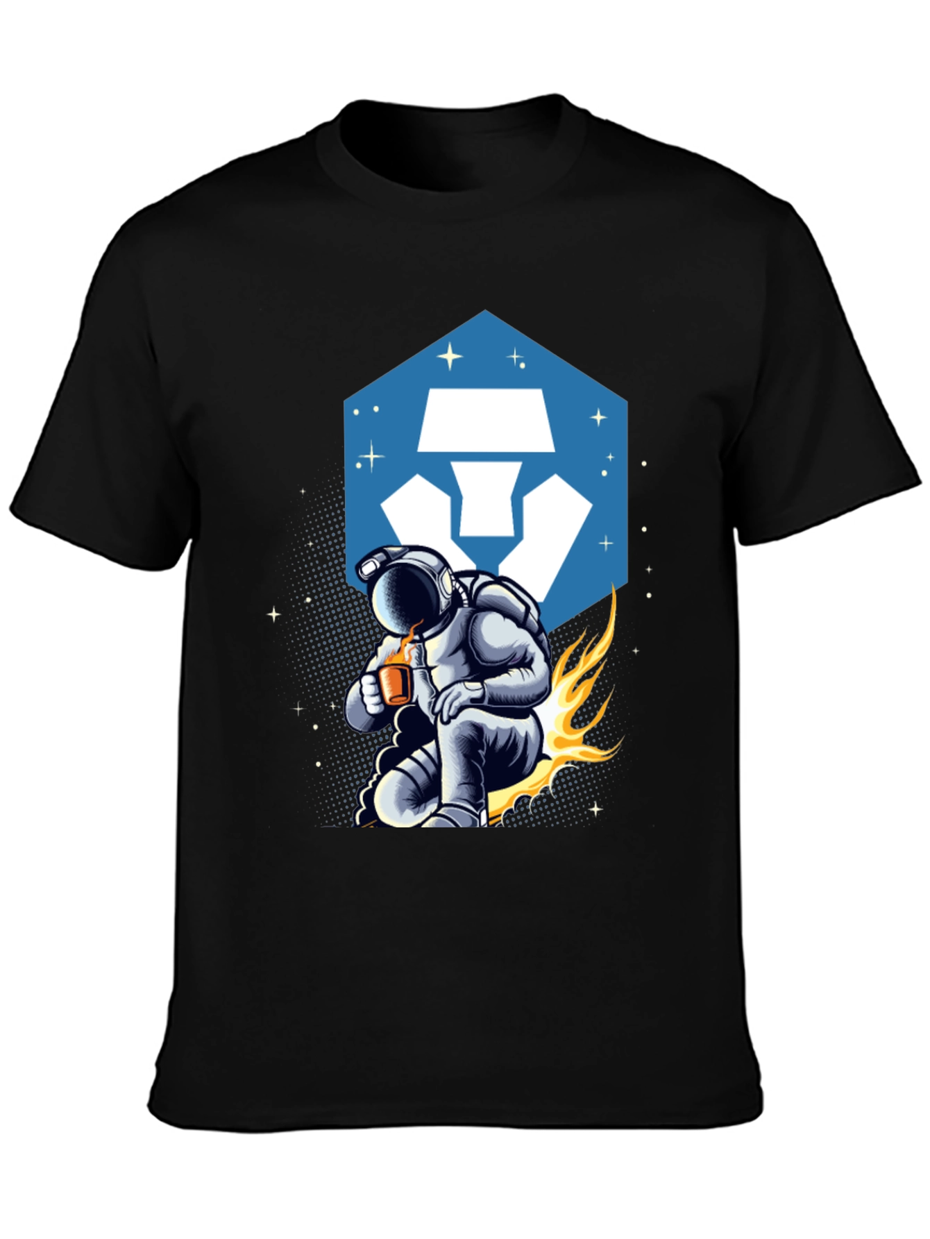 Crypto Astronaut T-Shirt - Black