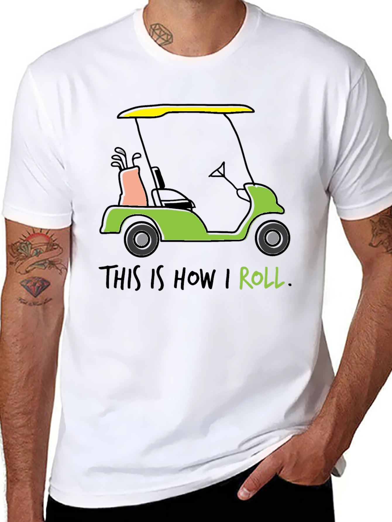 Golf Cart T-Shirt - This is How I Roll