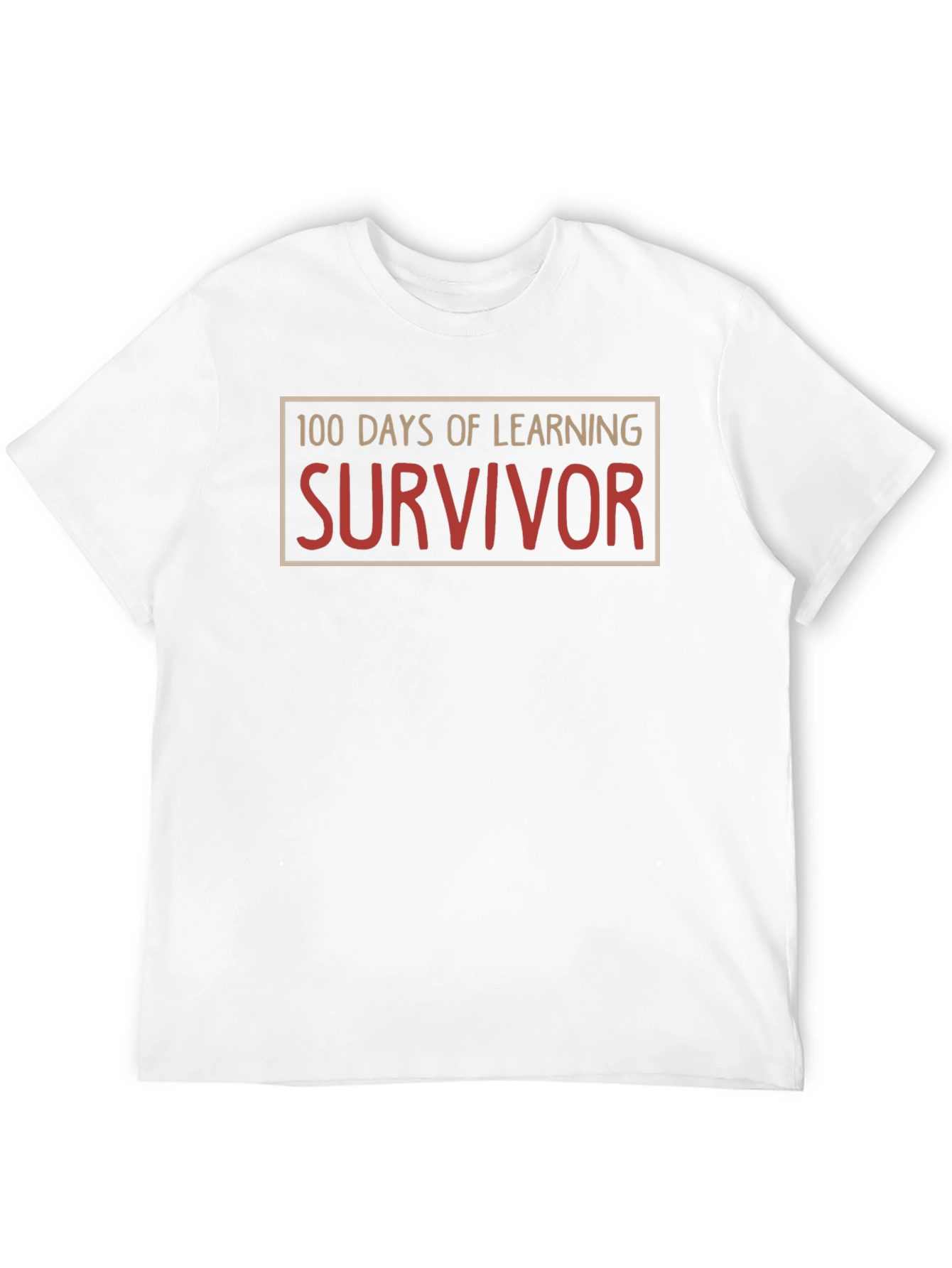 100 Days of Learning Survivor Tee