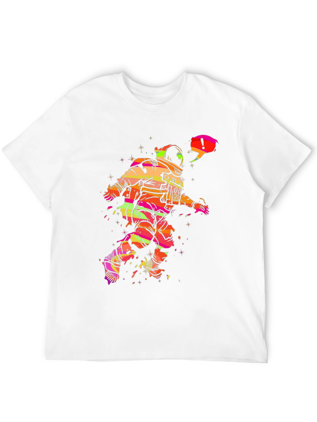 Astronaut Graphic Tee - Cool Space Design!