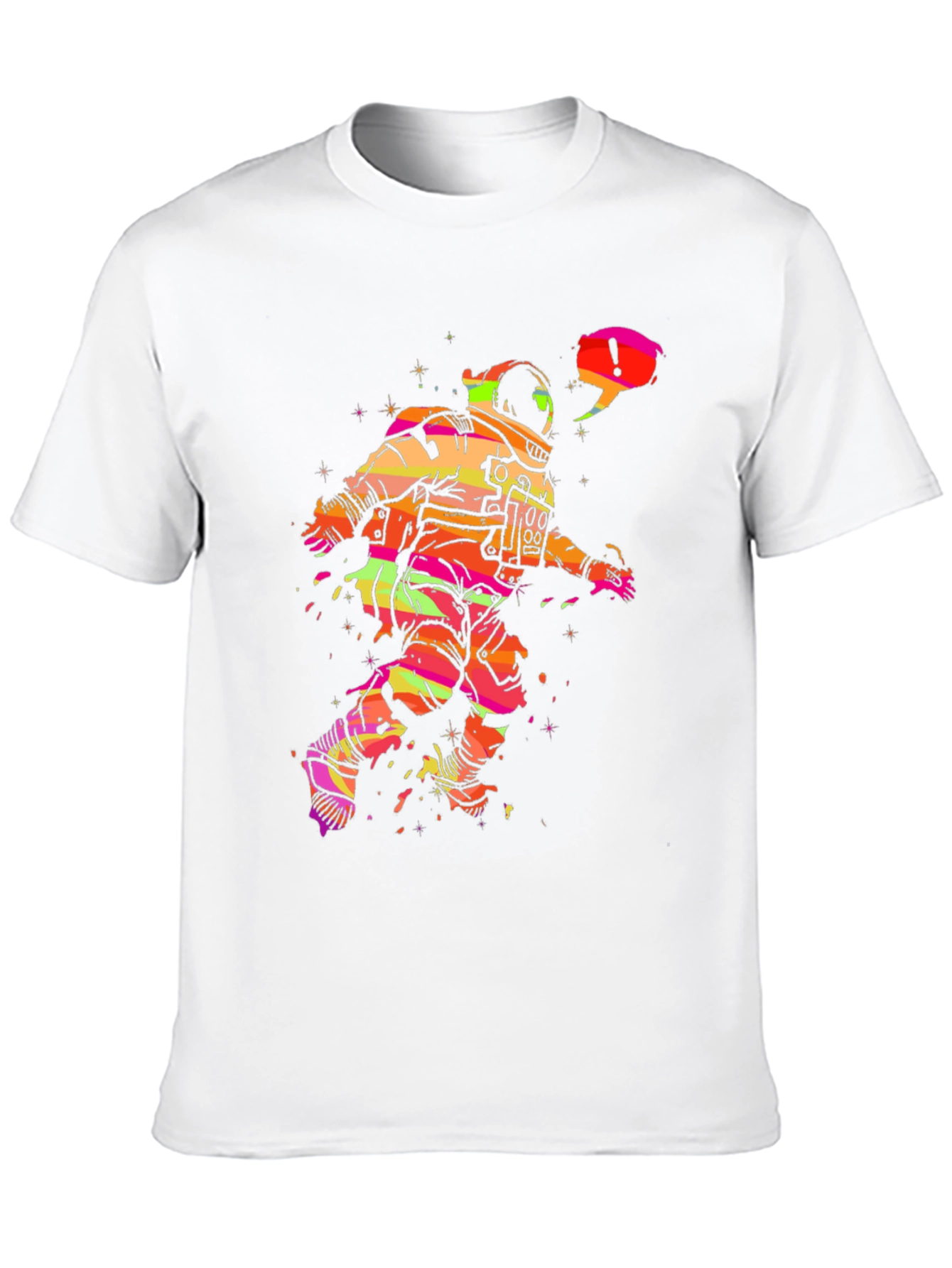 Astronaut Graphic Tee - Cool Space Design!
