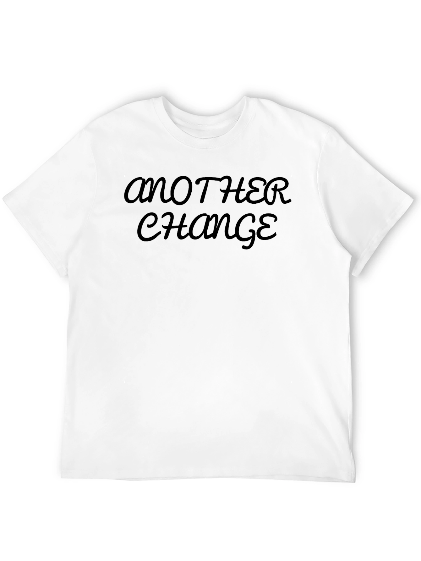 Another Change Black Crew Neck T-Shirt